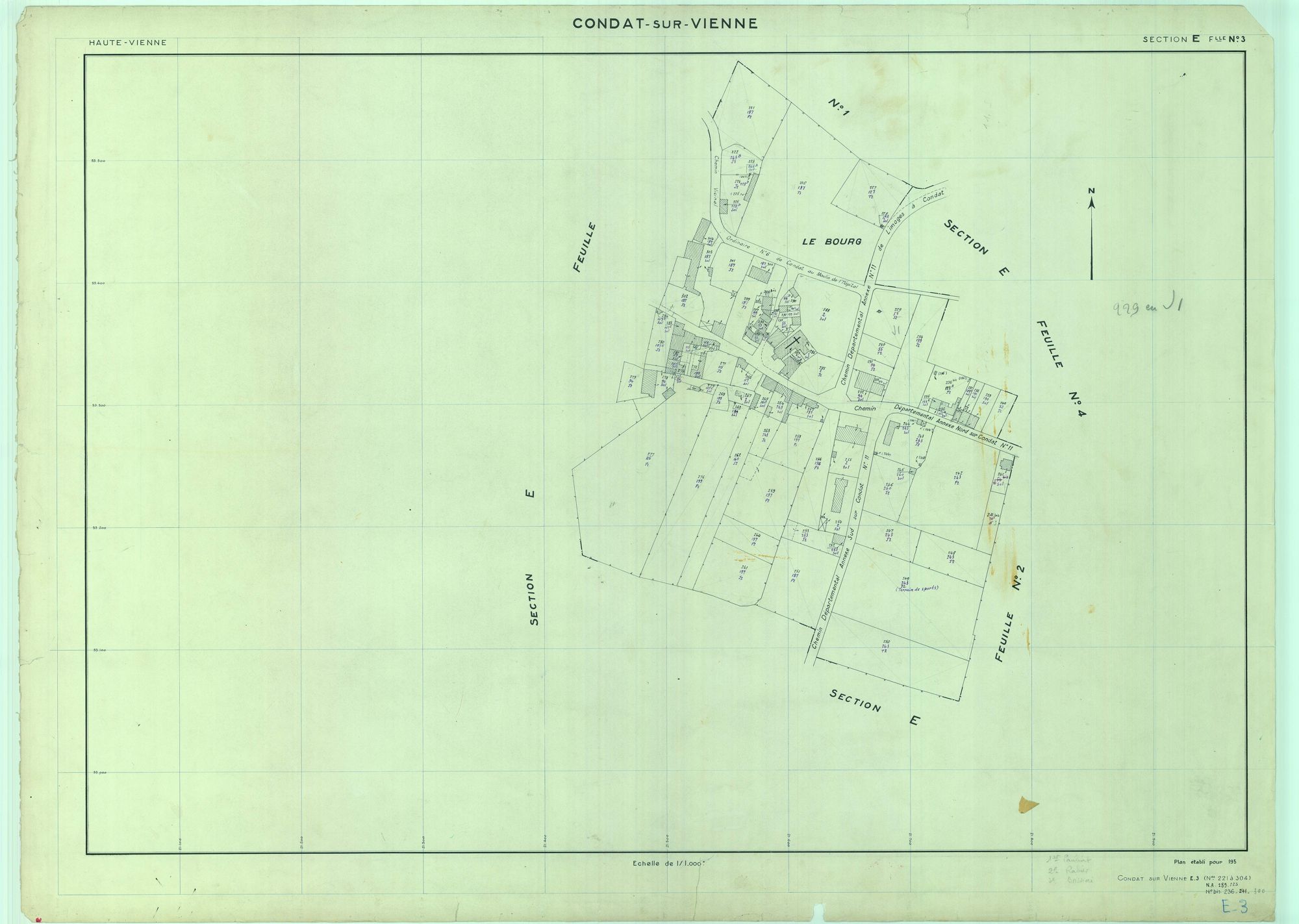 Condat-sur-Vienne 1203 W 29 1955