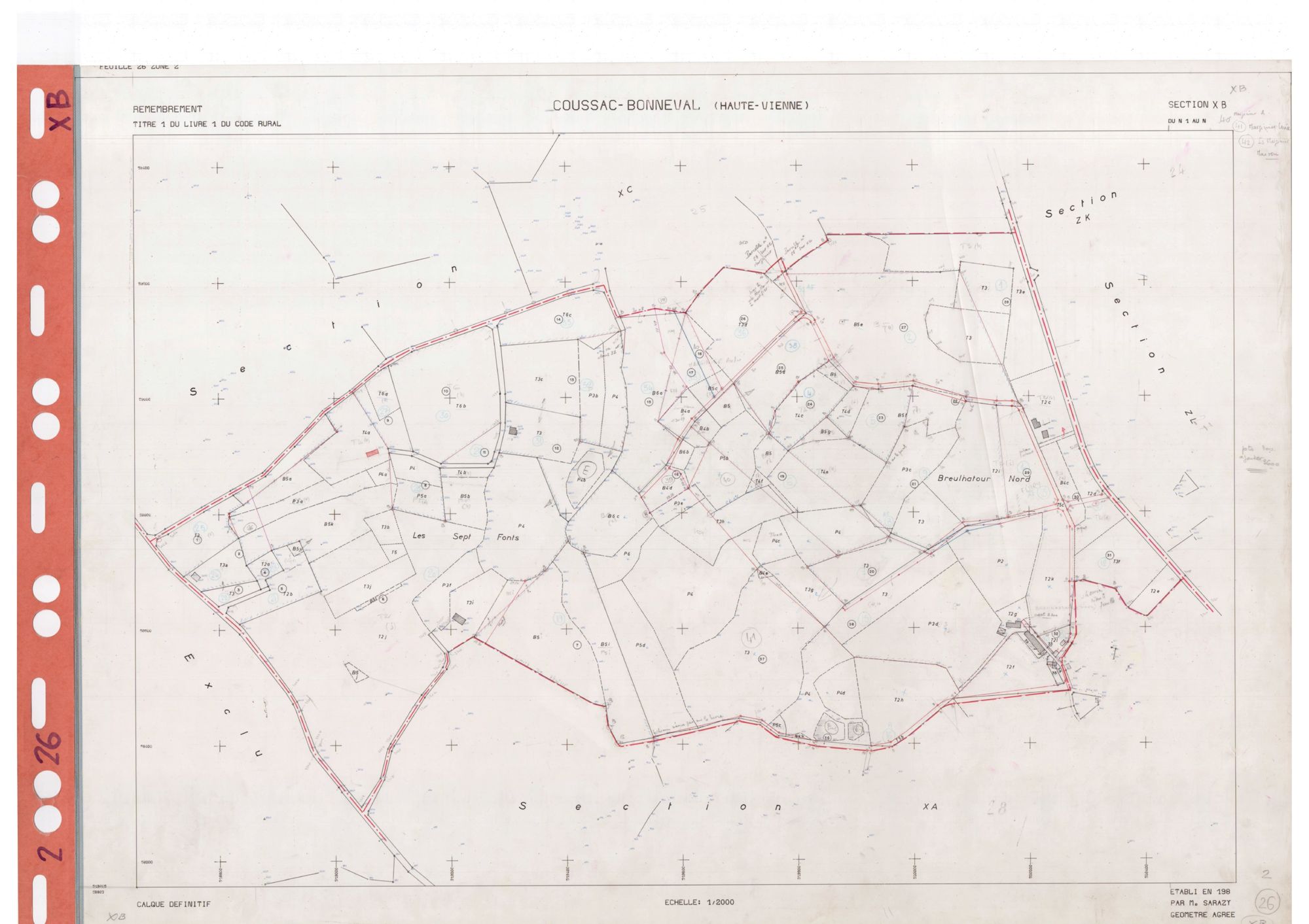 Coussac-Bonneval DDFIP 87 1982
