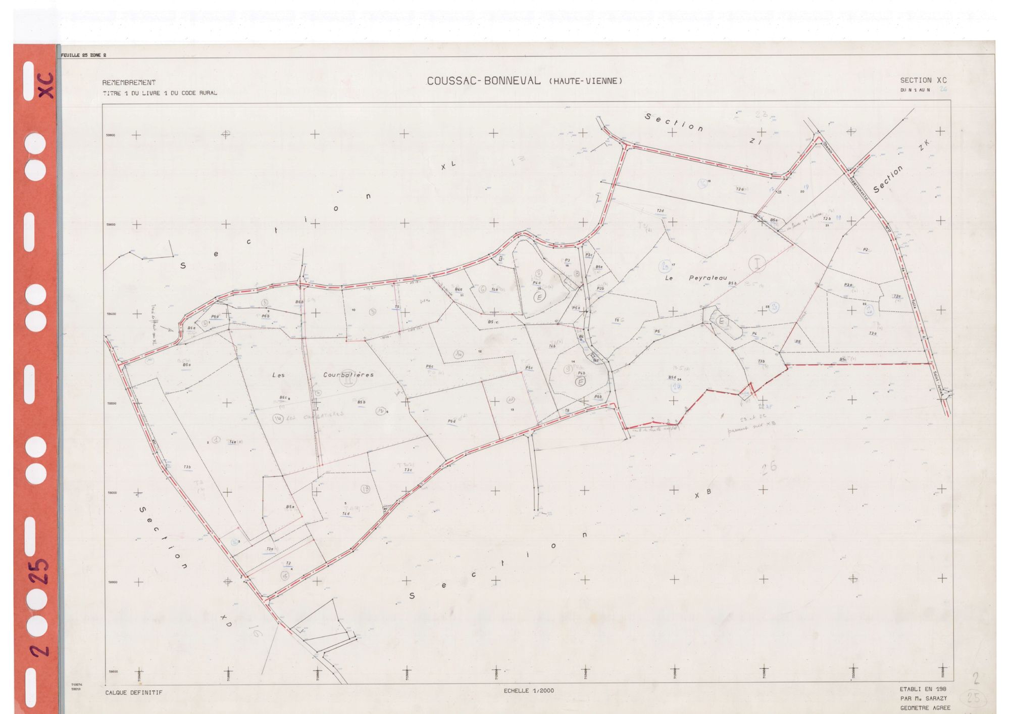 Coussac-Bonneval DDFIP 87 1982