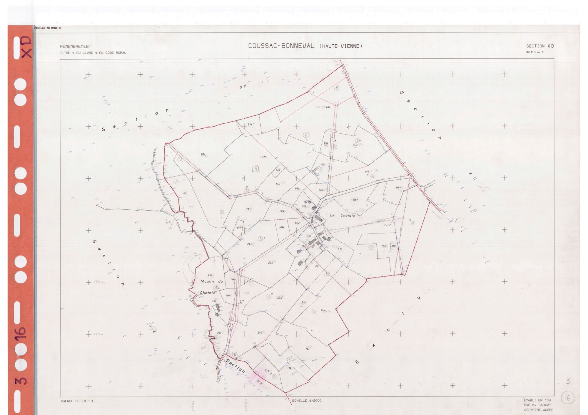 Coussac-Bonneval DDFIP 87 1982