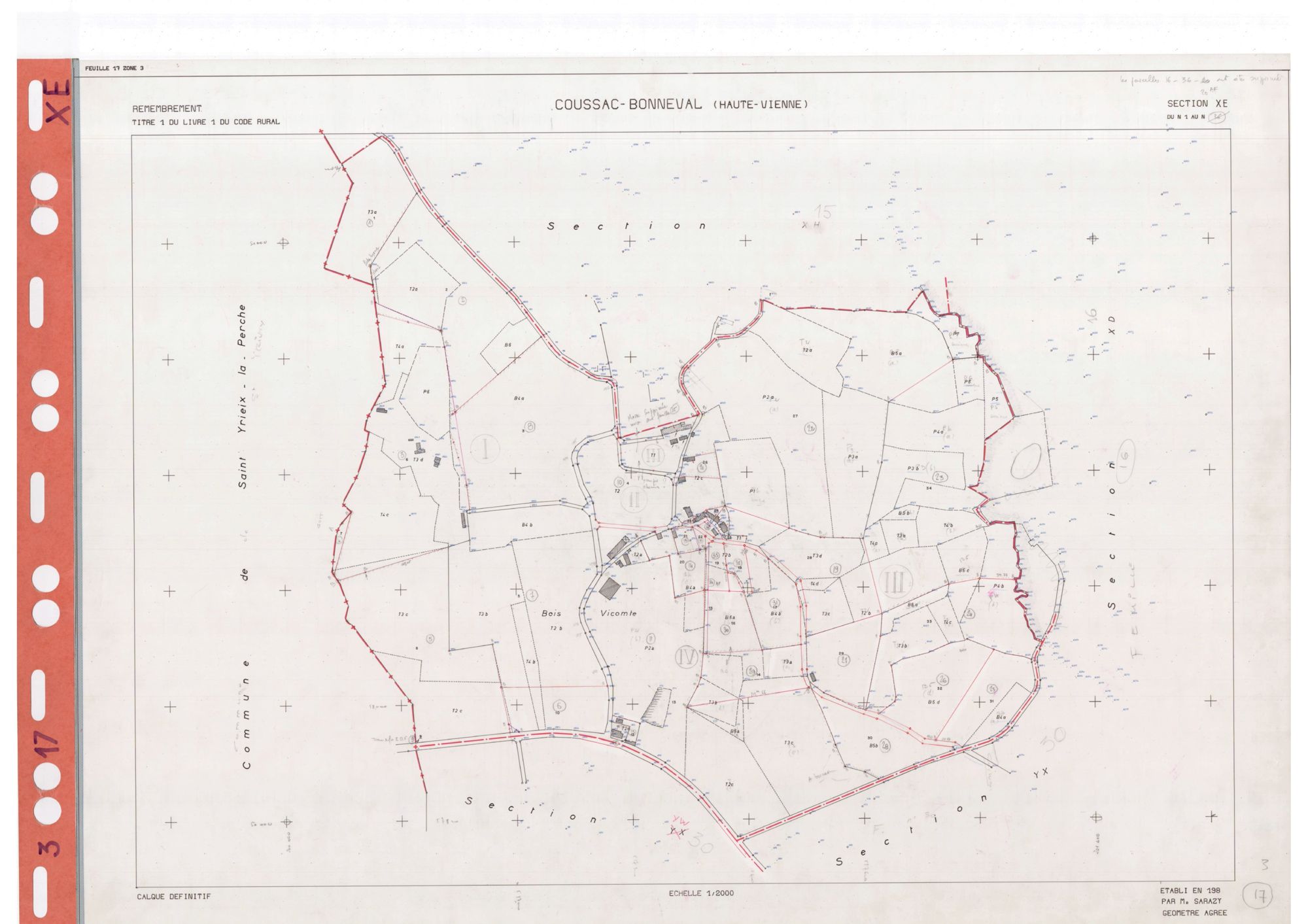 Coussac-Bonneval DDFIP 87 1982