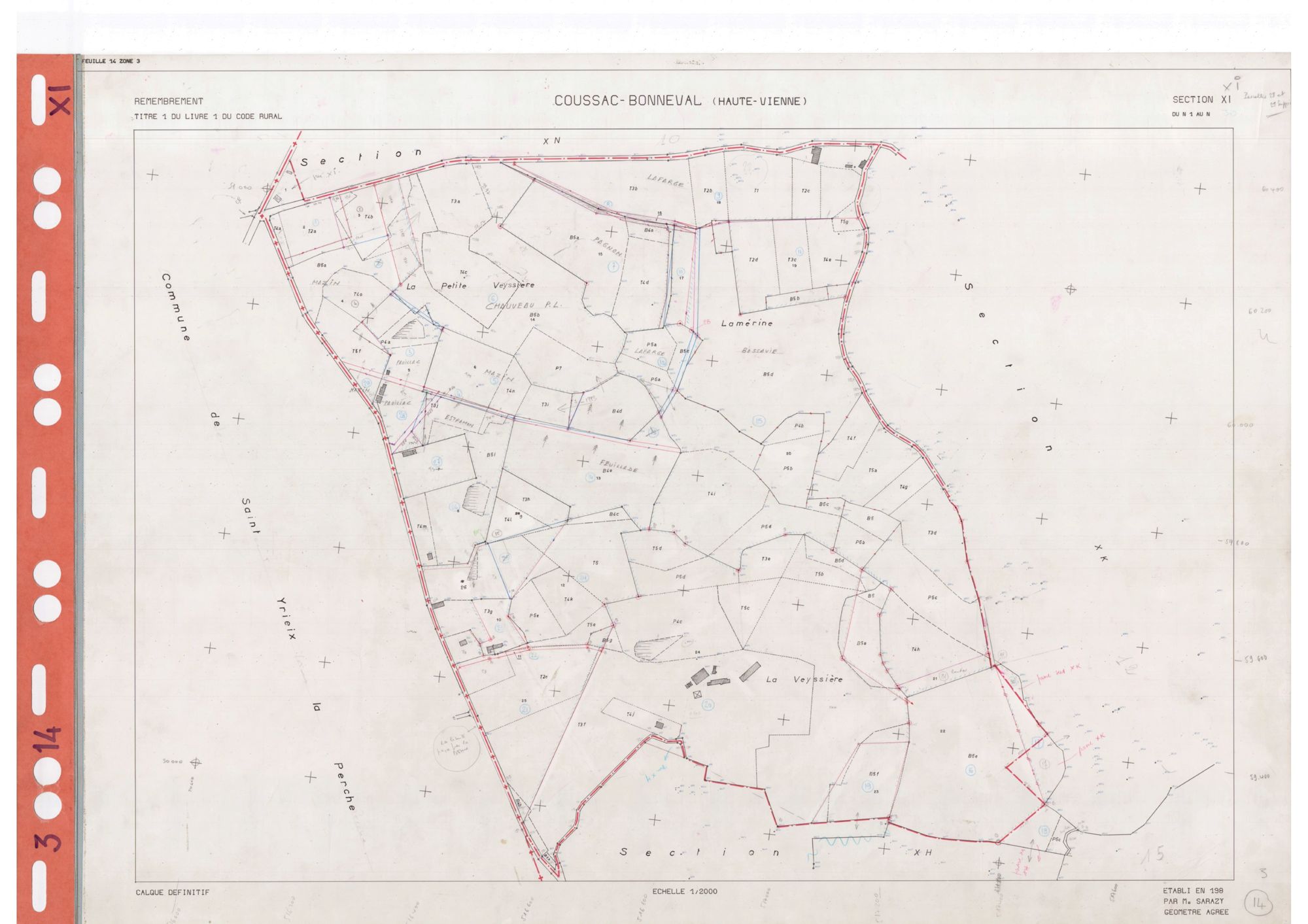 Coussac-Bonneval DDFIP 87 1982