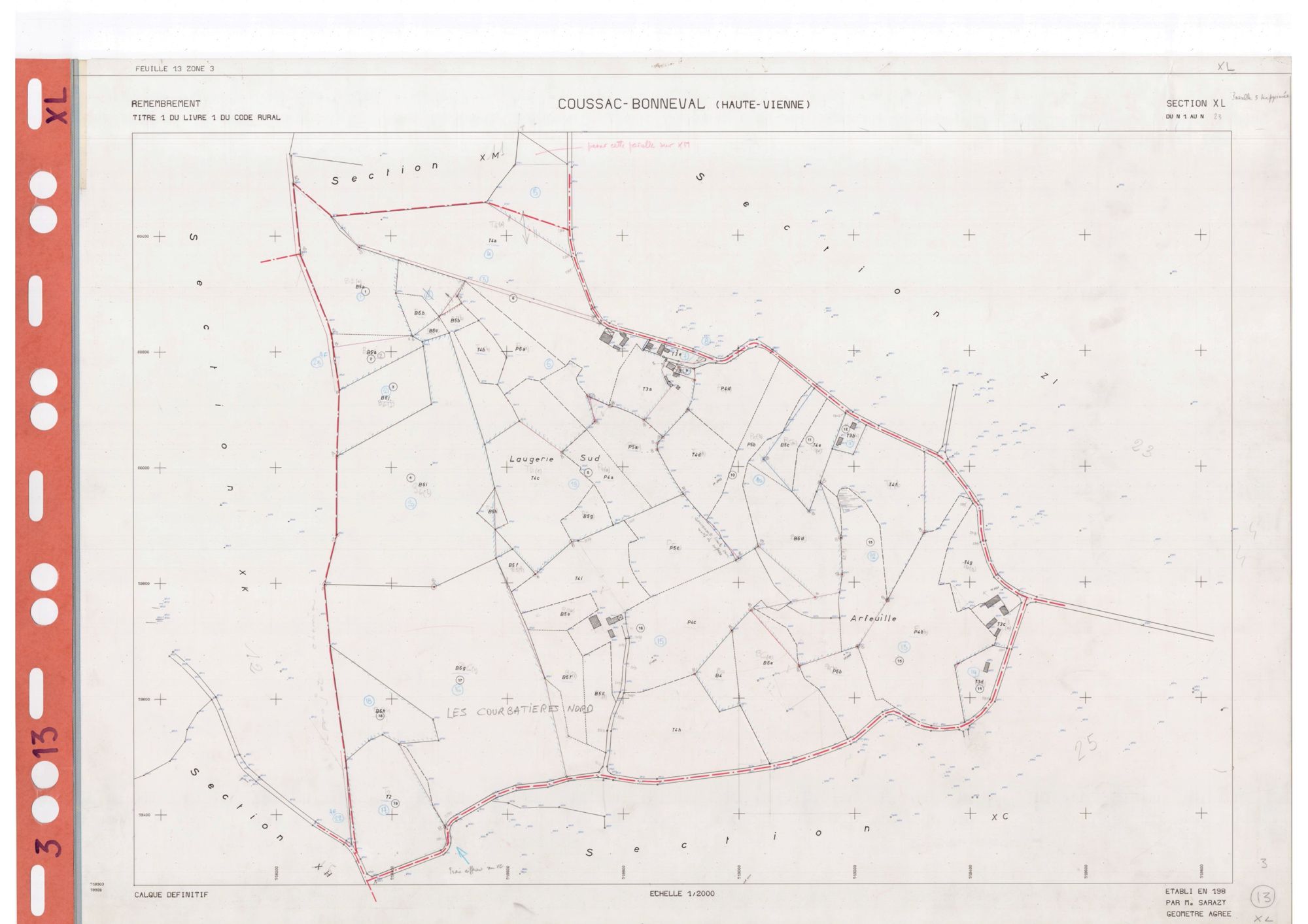 Coussac-Bonneval DDFIP 87 1982