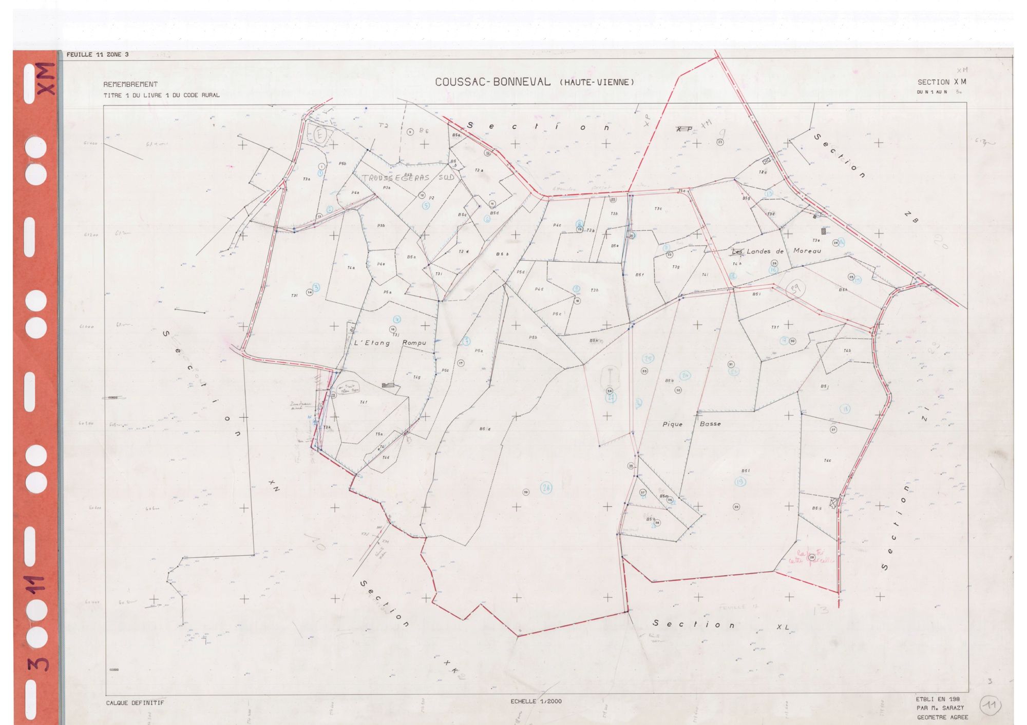 Coussac-Bonneval DDFIP 87 1982