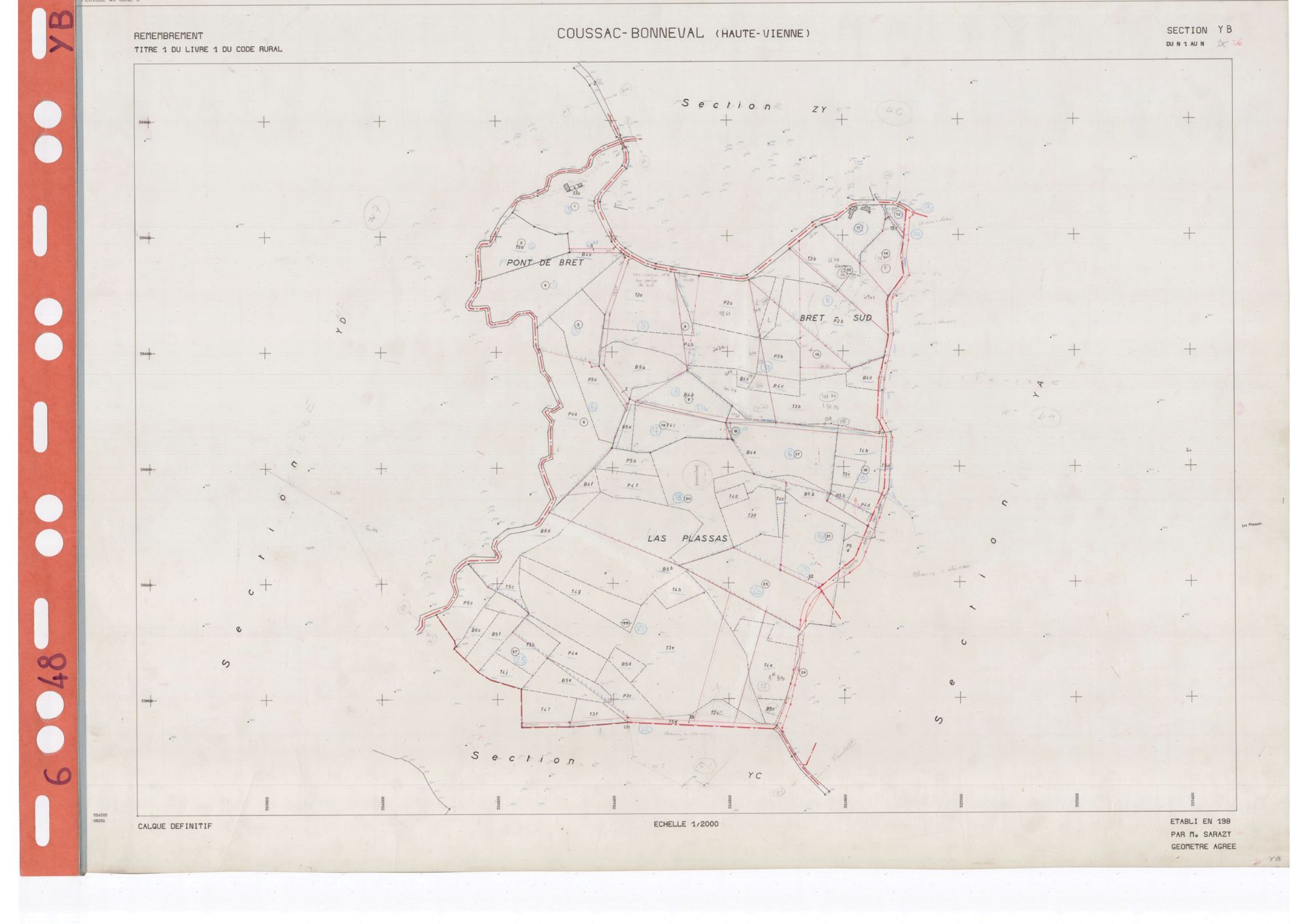 Coussac-Bonneval DDFIP 87 1982