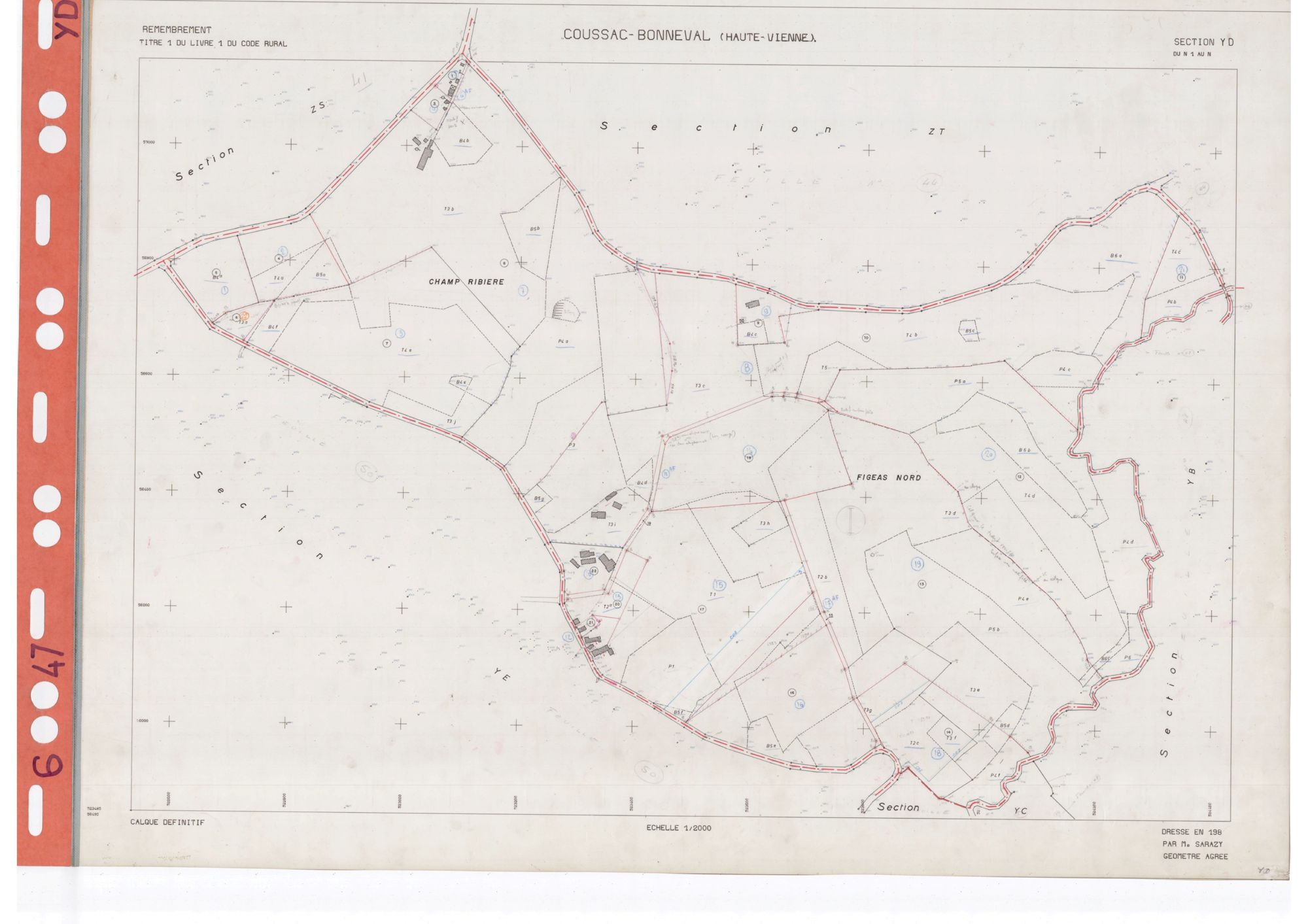 Coussac-Bonneval DDFIP 87 1982