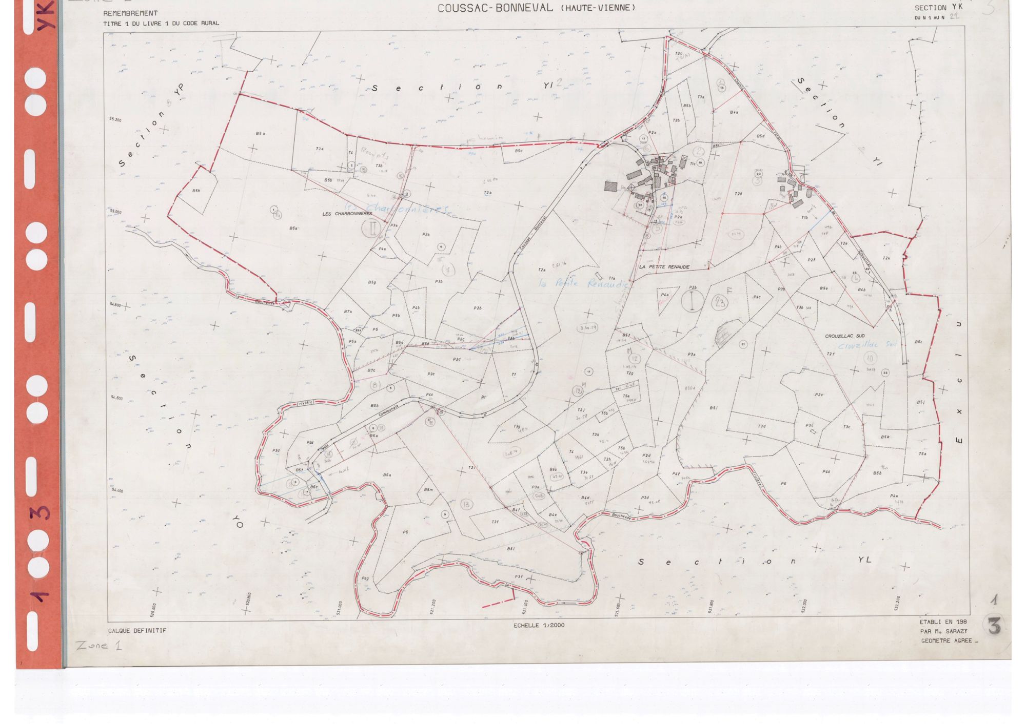 Coussac-Bonneval DDFIP 87 1982