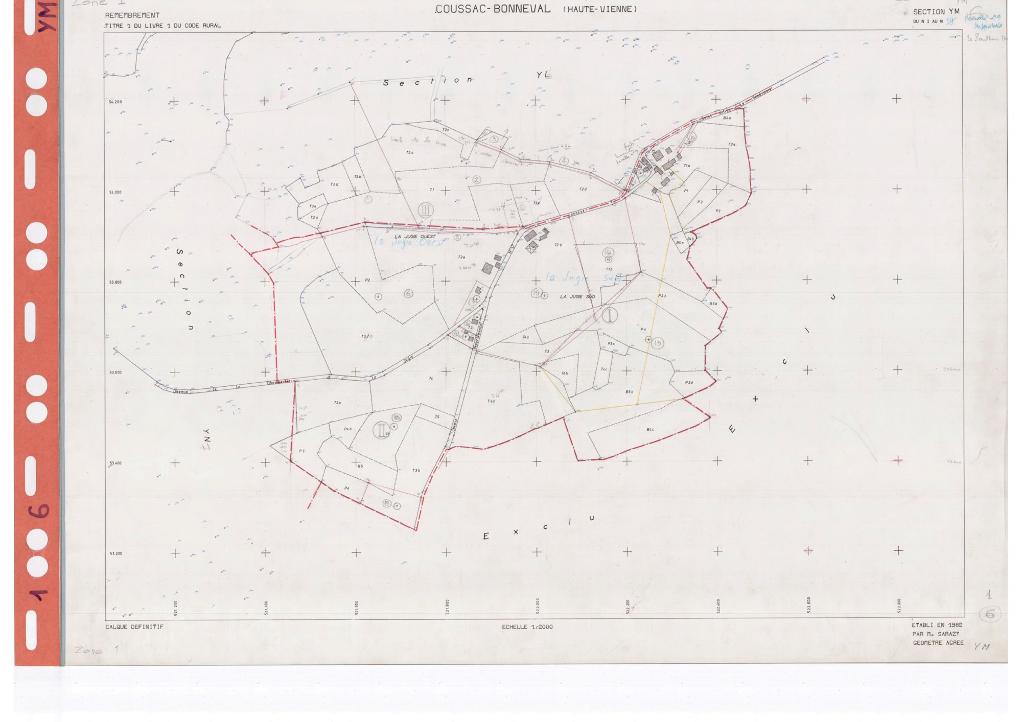 Coussac-Bonneval DDFIP 87 1982