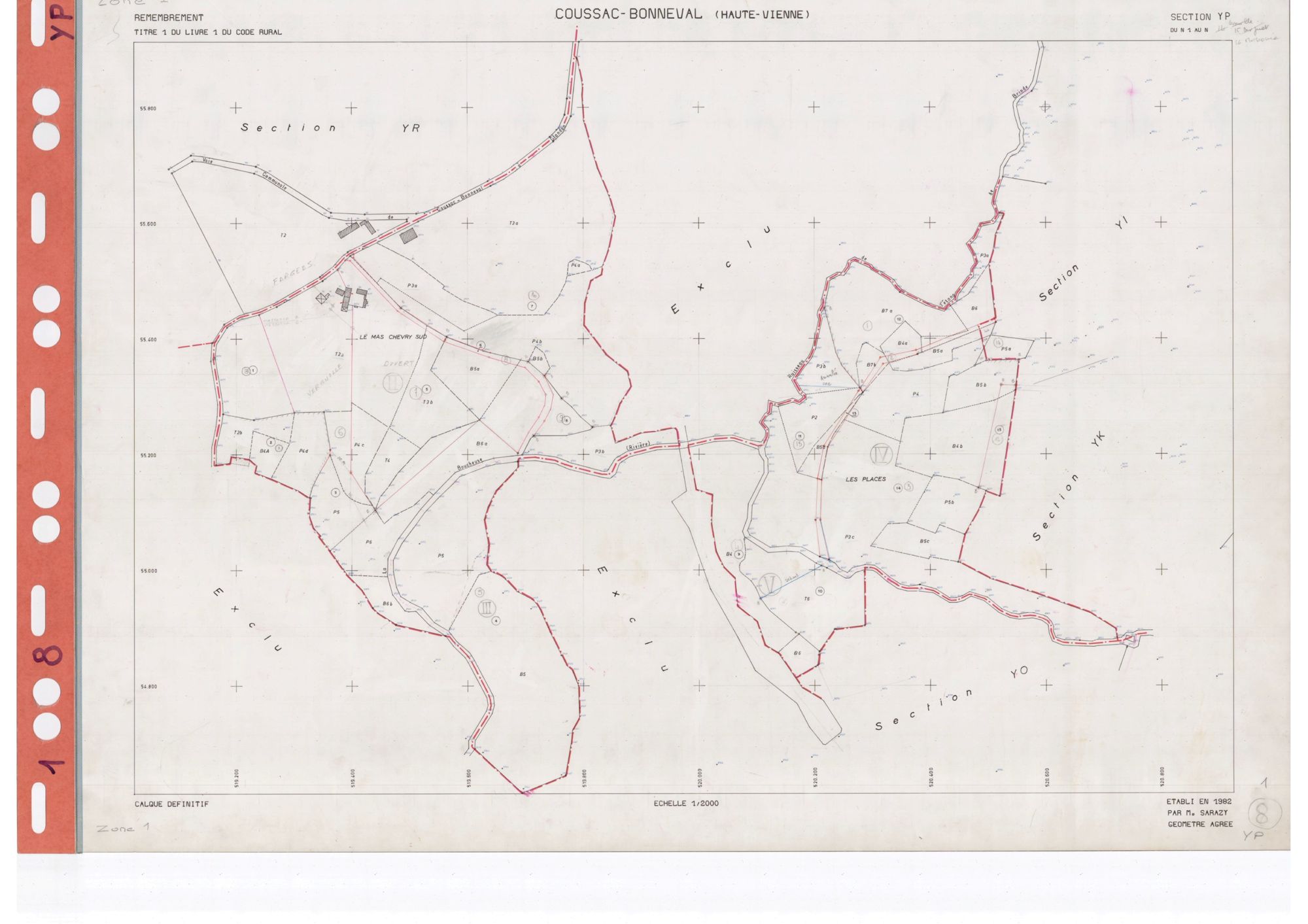 Coussac-Bonneval DDFIP 87 1982