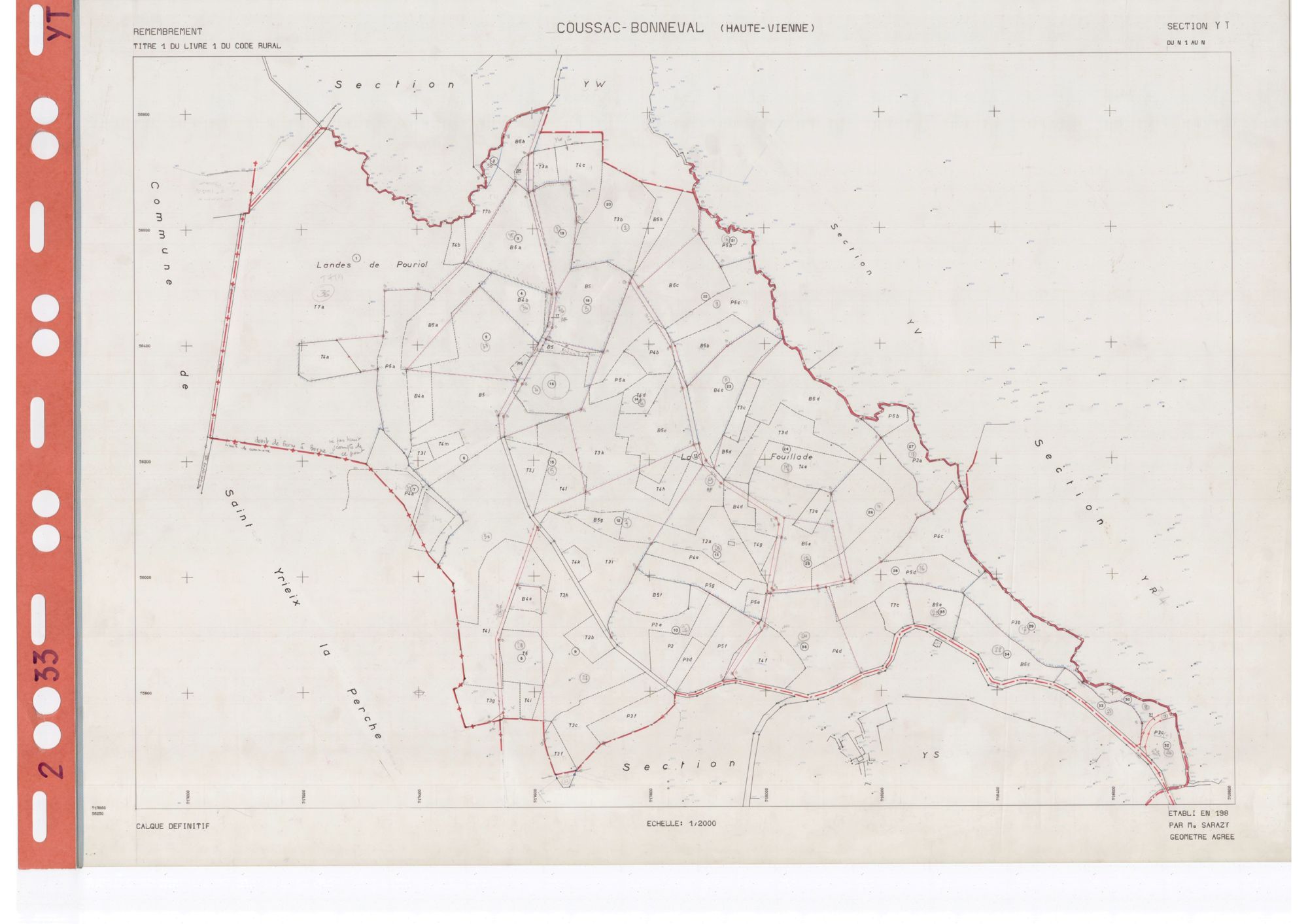Coussac-Bonneval DDFIP 87 1982