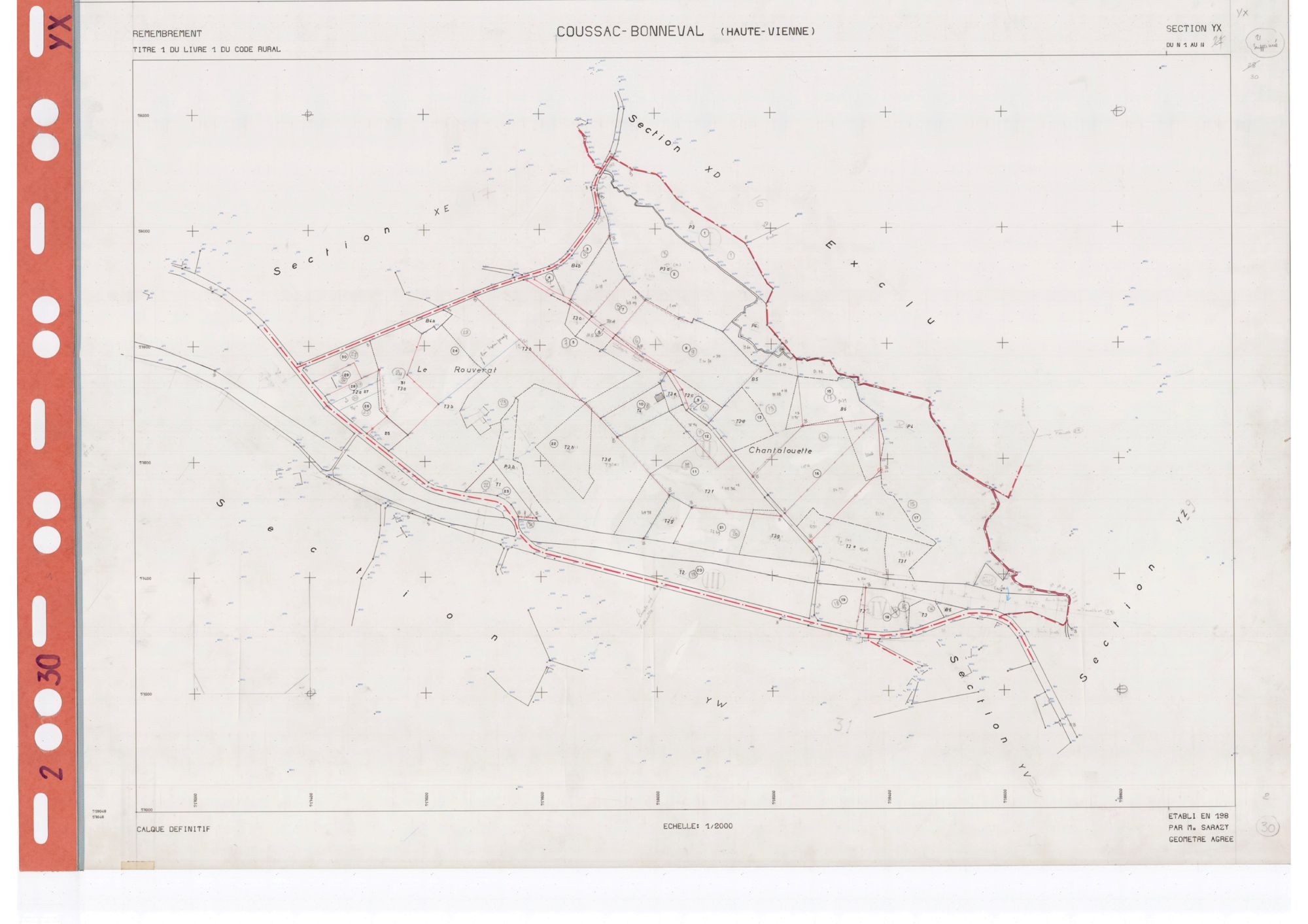 Coussac-Bonneval DDFIP 87 1982