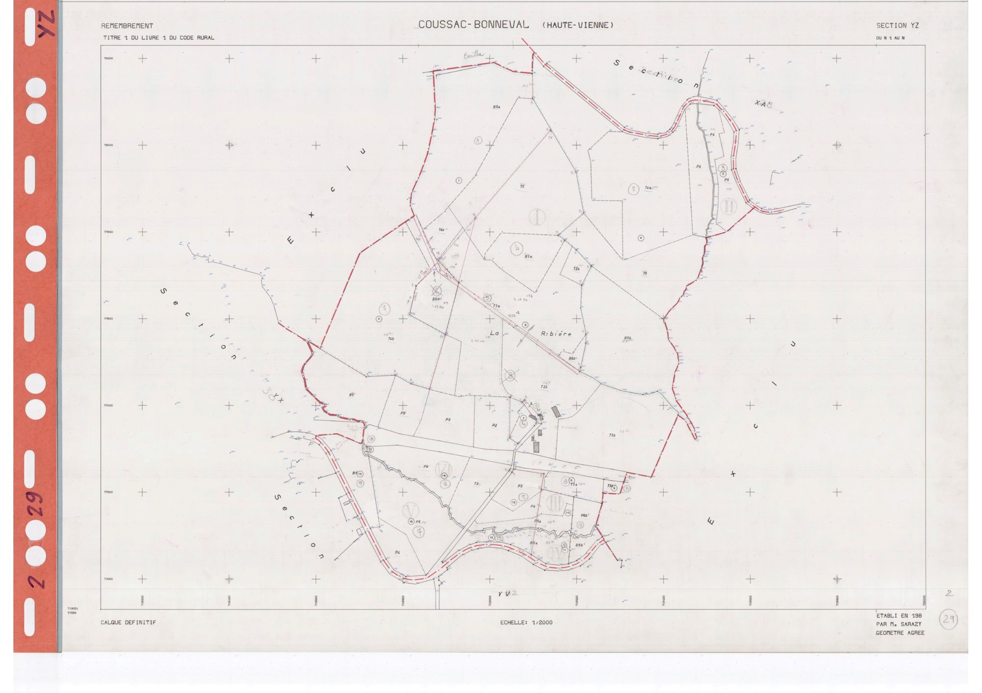 Coussac-Bonneval DDFIP 87 1982