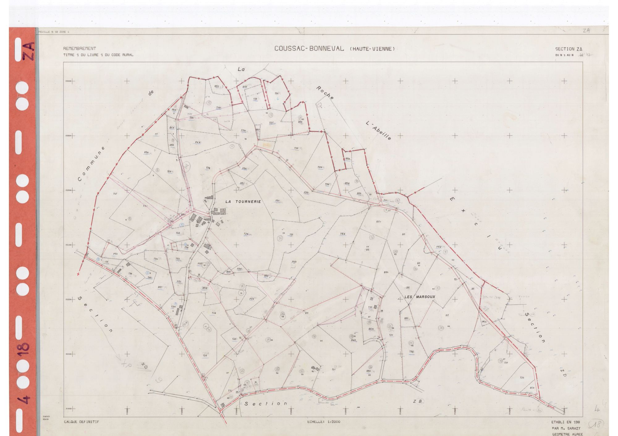 Coussac-Bonneval DDFIP 87 1982
