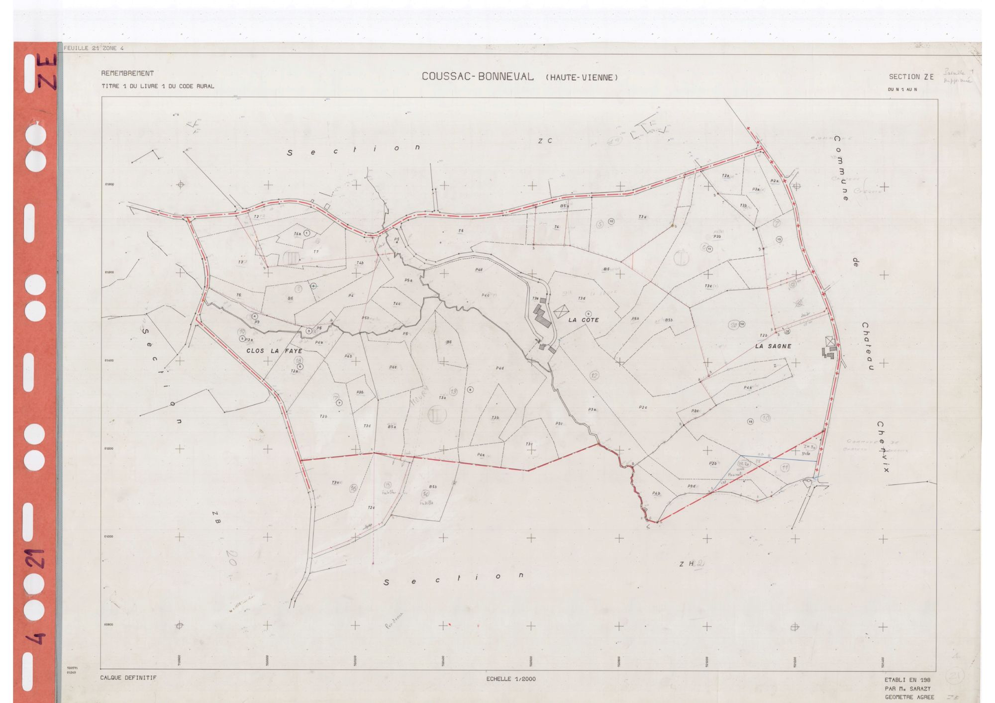 Coussac-Bonneval DDFIP 87 1982