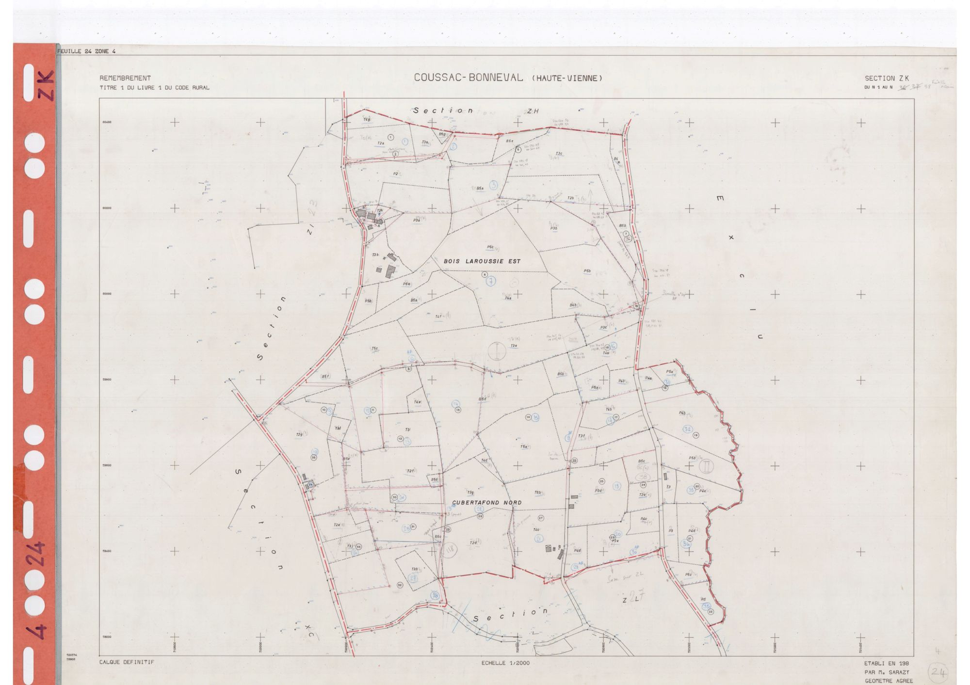 Coussac-Bonneval DDFIP 87 1982