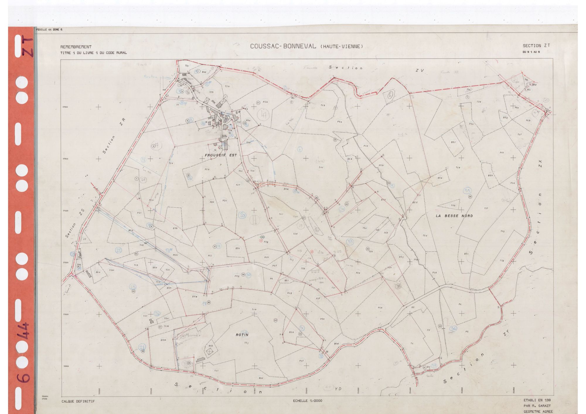 Coussac-Bonneval DDFIP 87 1982
