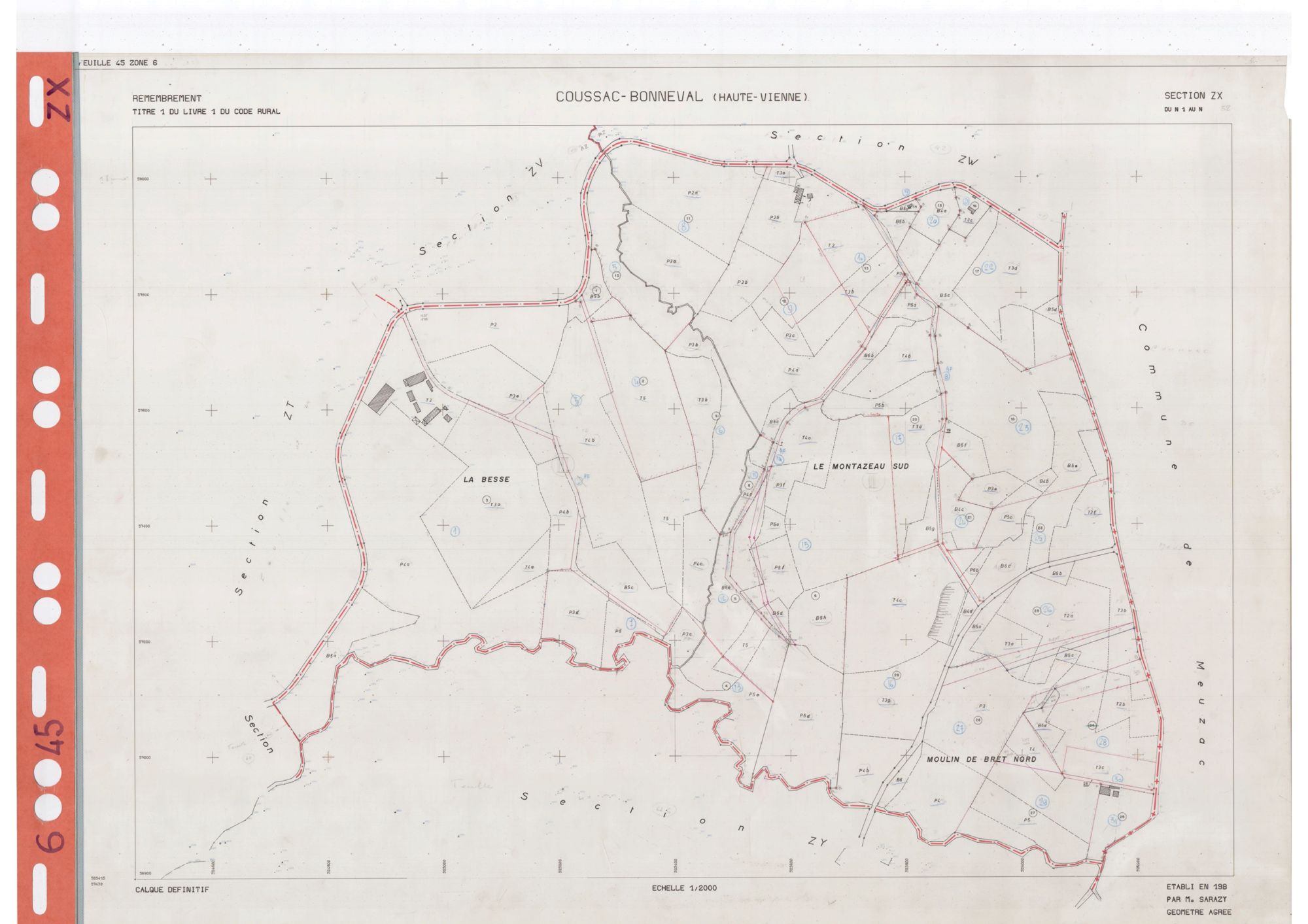 Coussac-Bonneval DDFIP 87 1982