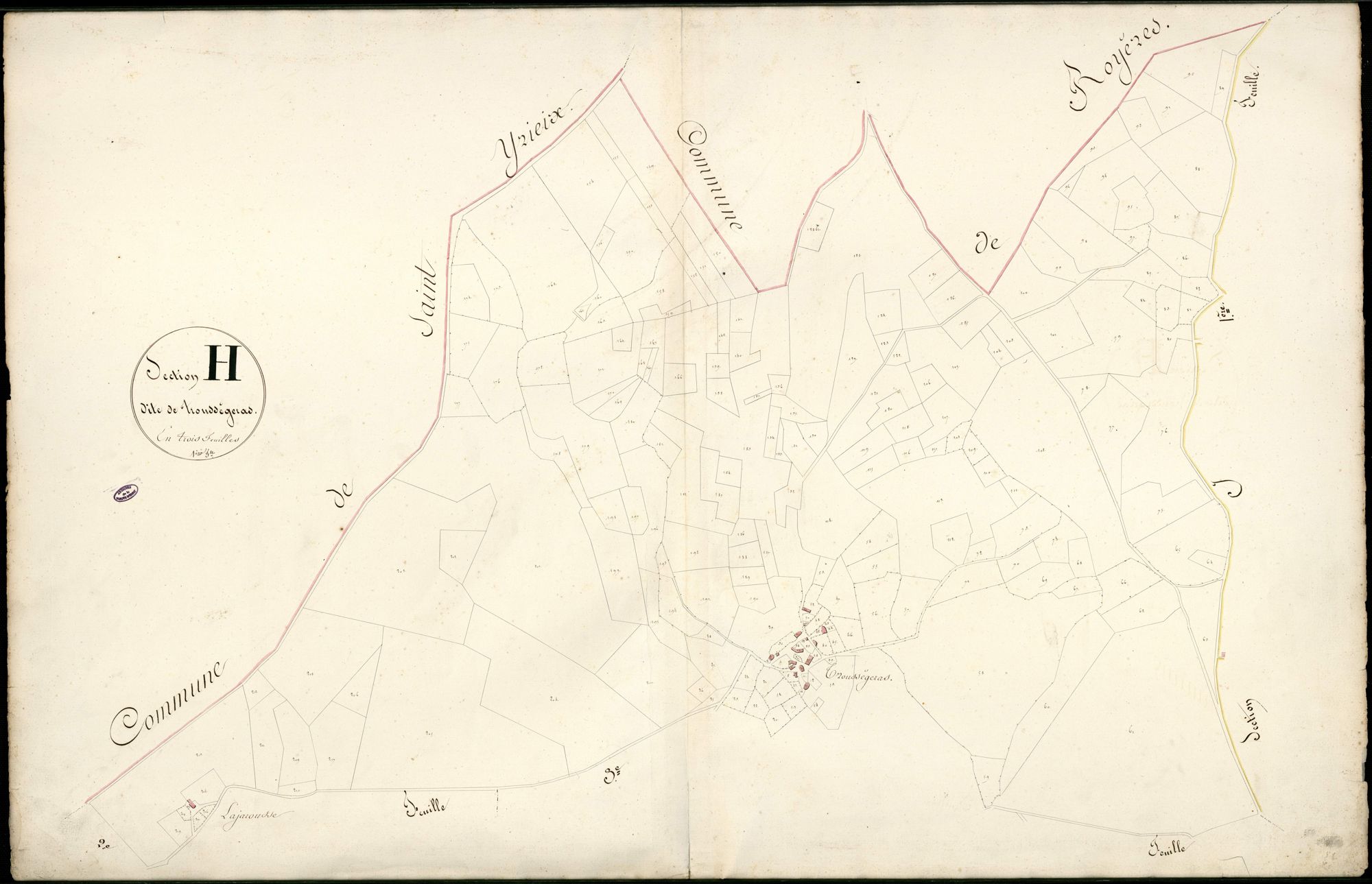 Coussac-Bonneval 3 P 59 / 2 1824-1827