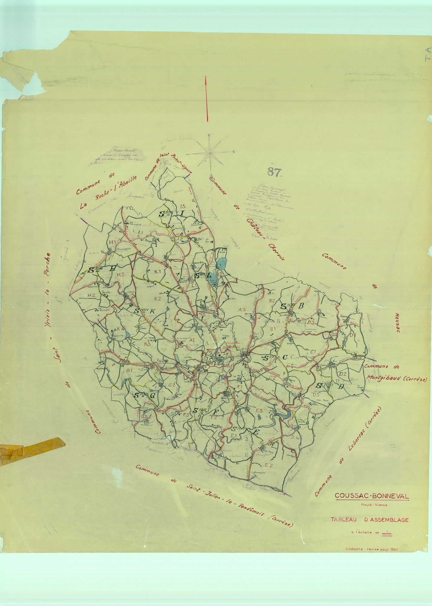 Coussac-Bonneval 1203 W 30 1967