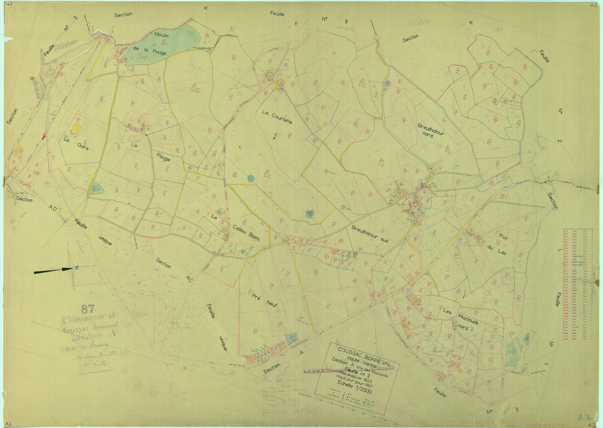 Coussac-Bonneval 1203 W 30 1967