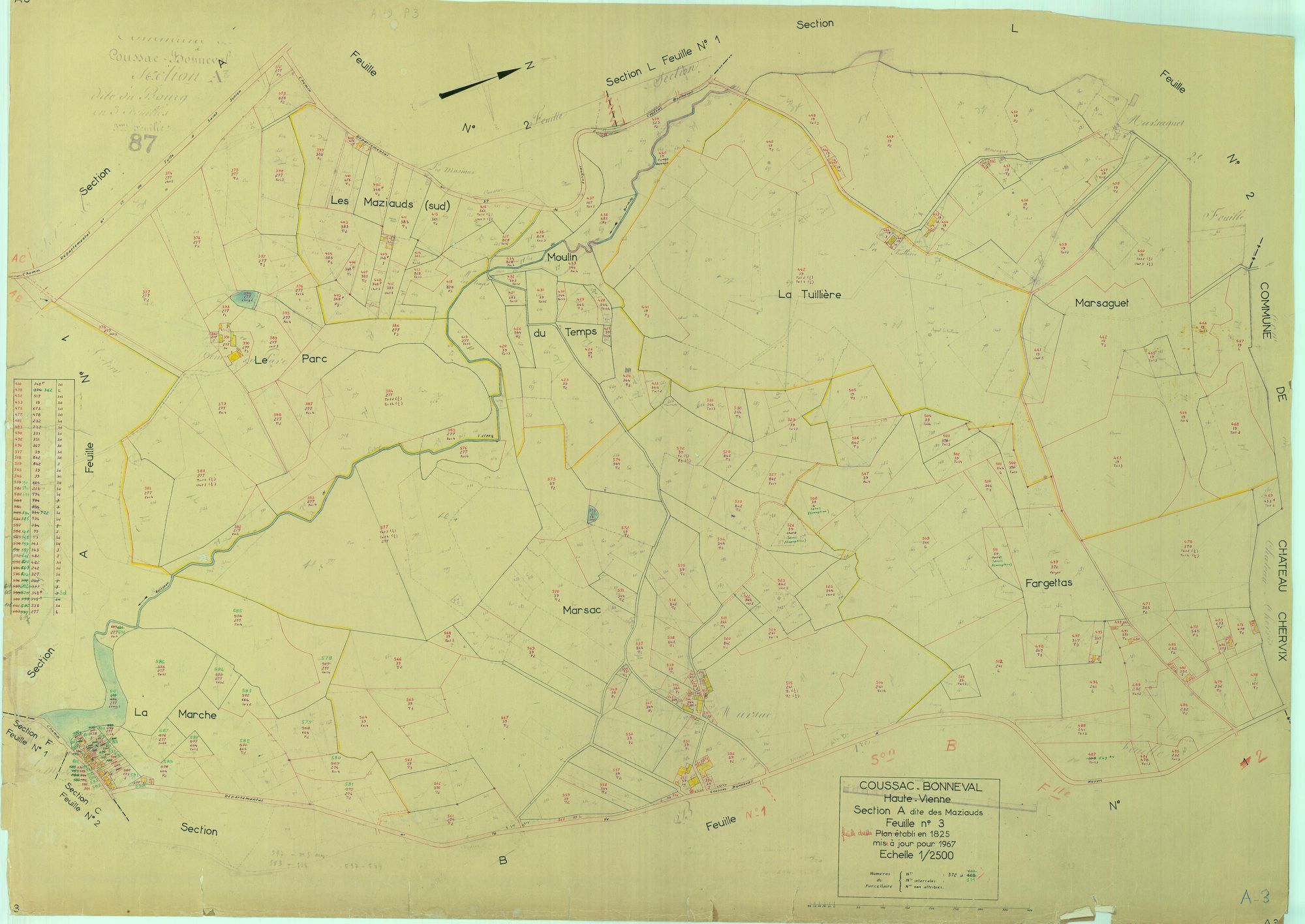 Coussac-Bonneval 1203 W 30 1967