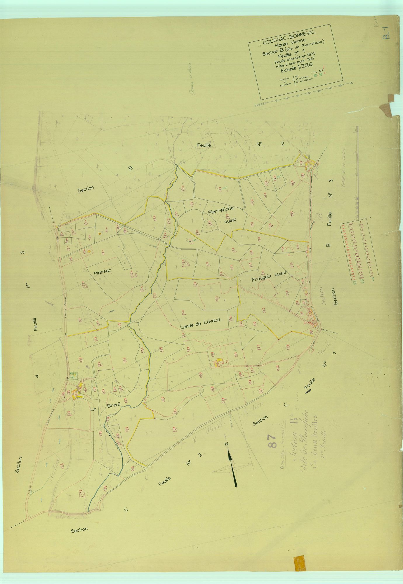 Coussac-Bonneval 1203 W 30 1967