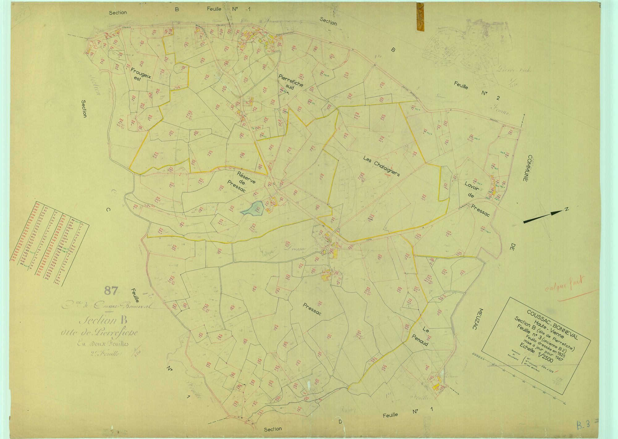 Coussac-Bonneval 1203 W 30 1967