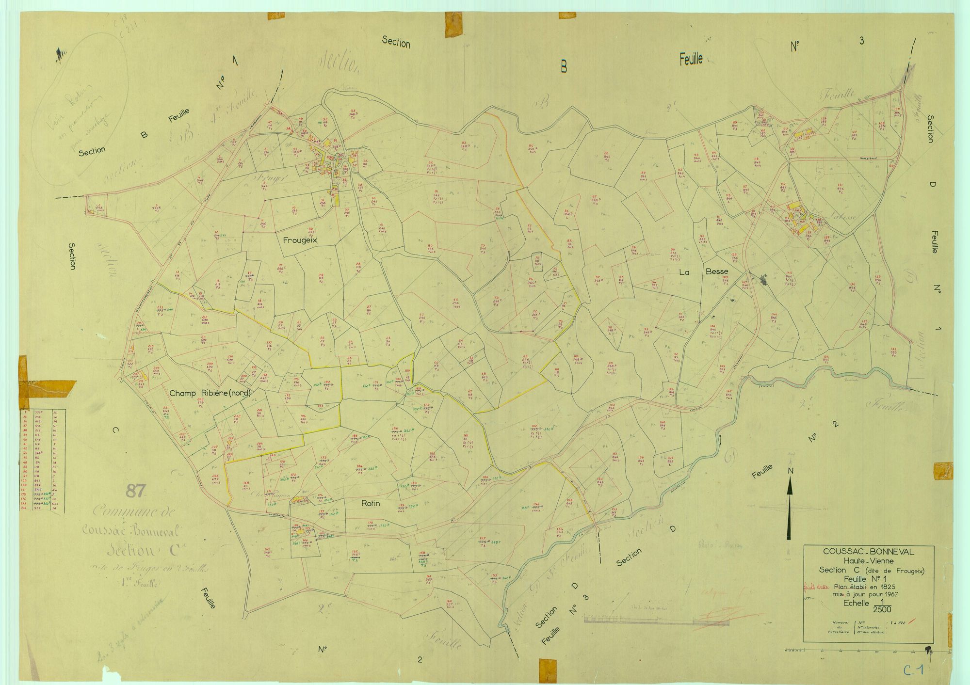 Coussac-Bonneval 1203 W 30 1967