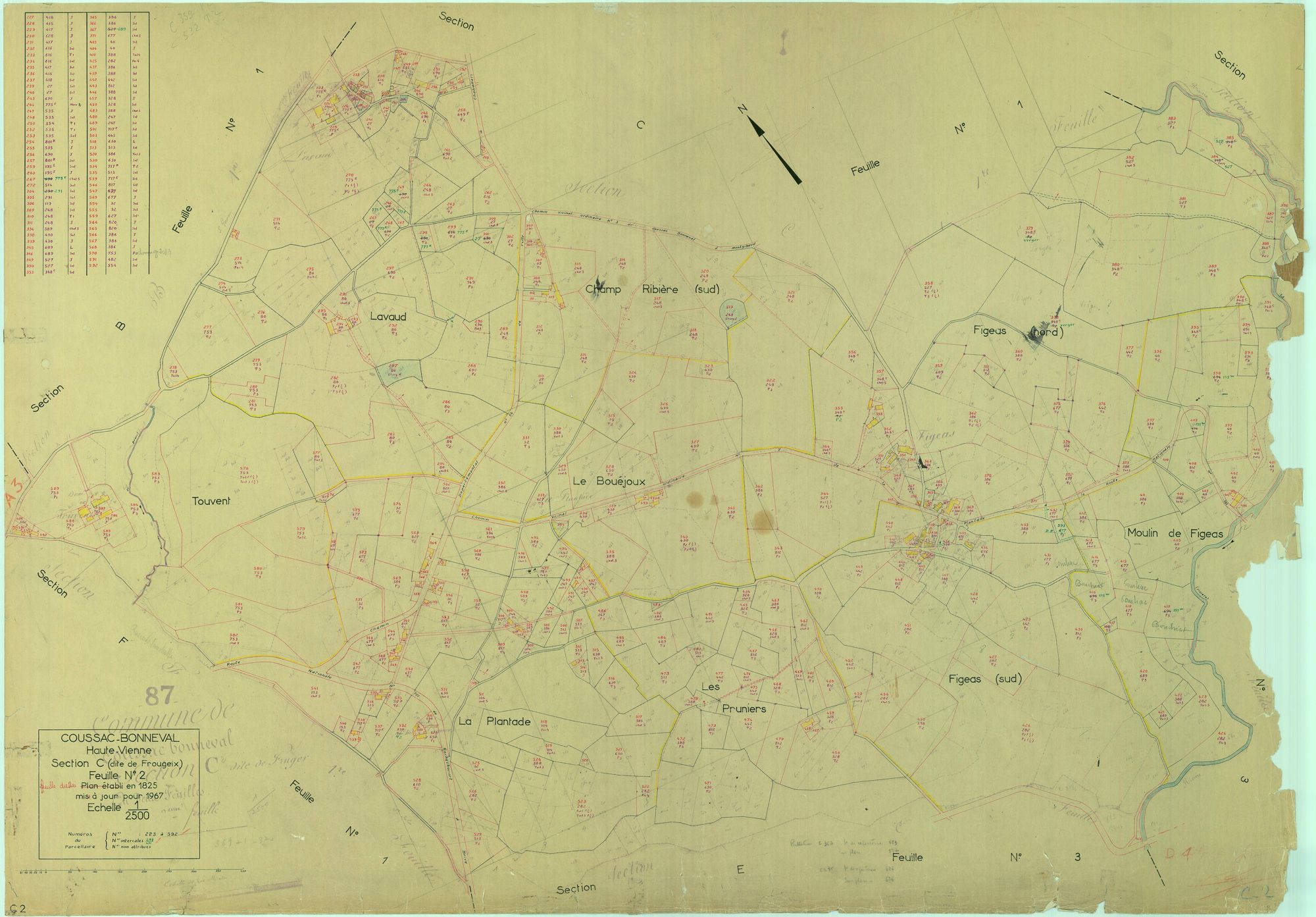 Coussac-Bonneval 1203 W 30 1967