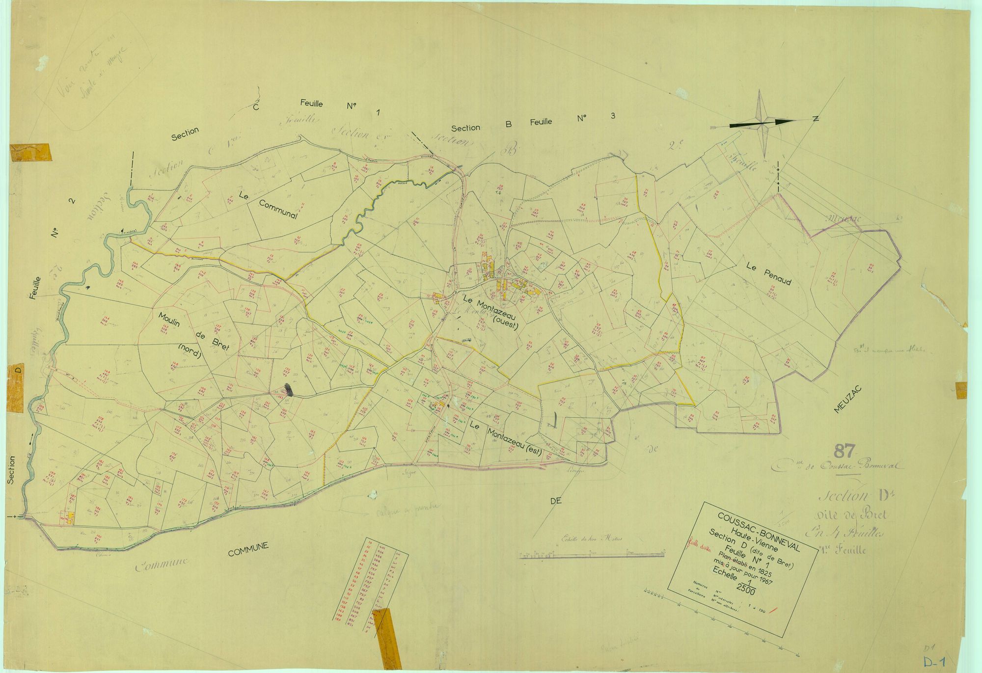 Coussac-Bonneval 1203 W 30 1967
