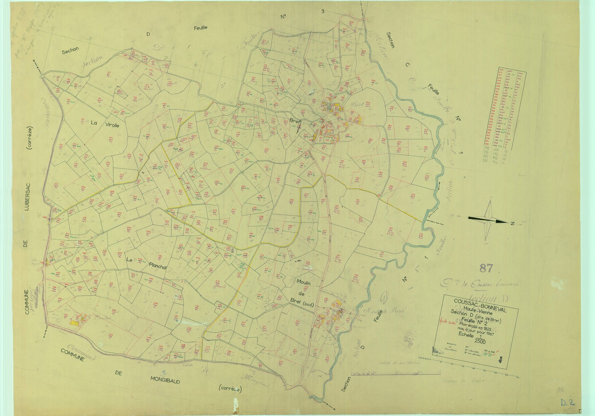 Coussac-Bonneval 1203 W 30 1967
