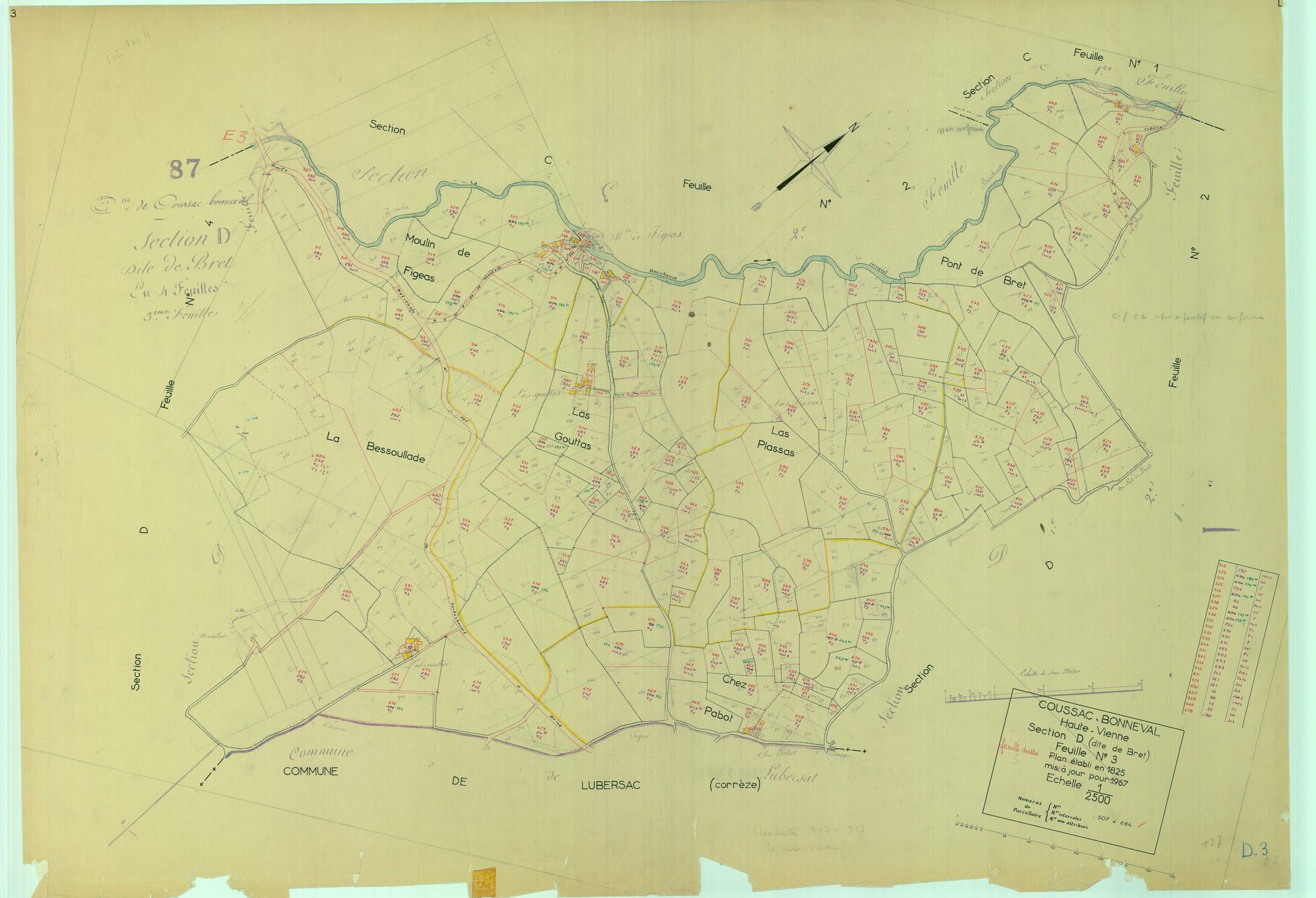 Coussac-Bonneval 1203 W 30 1967
