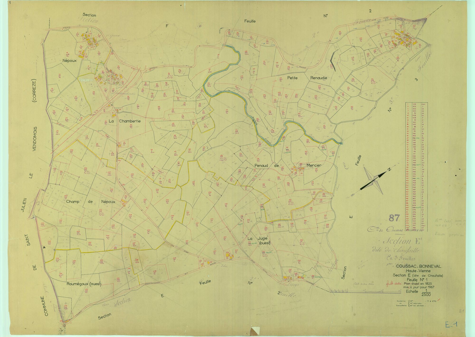 Coussac-Bonneval 1203 W 30 1967