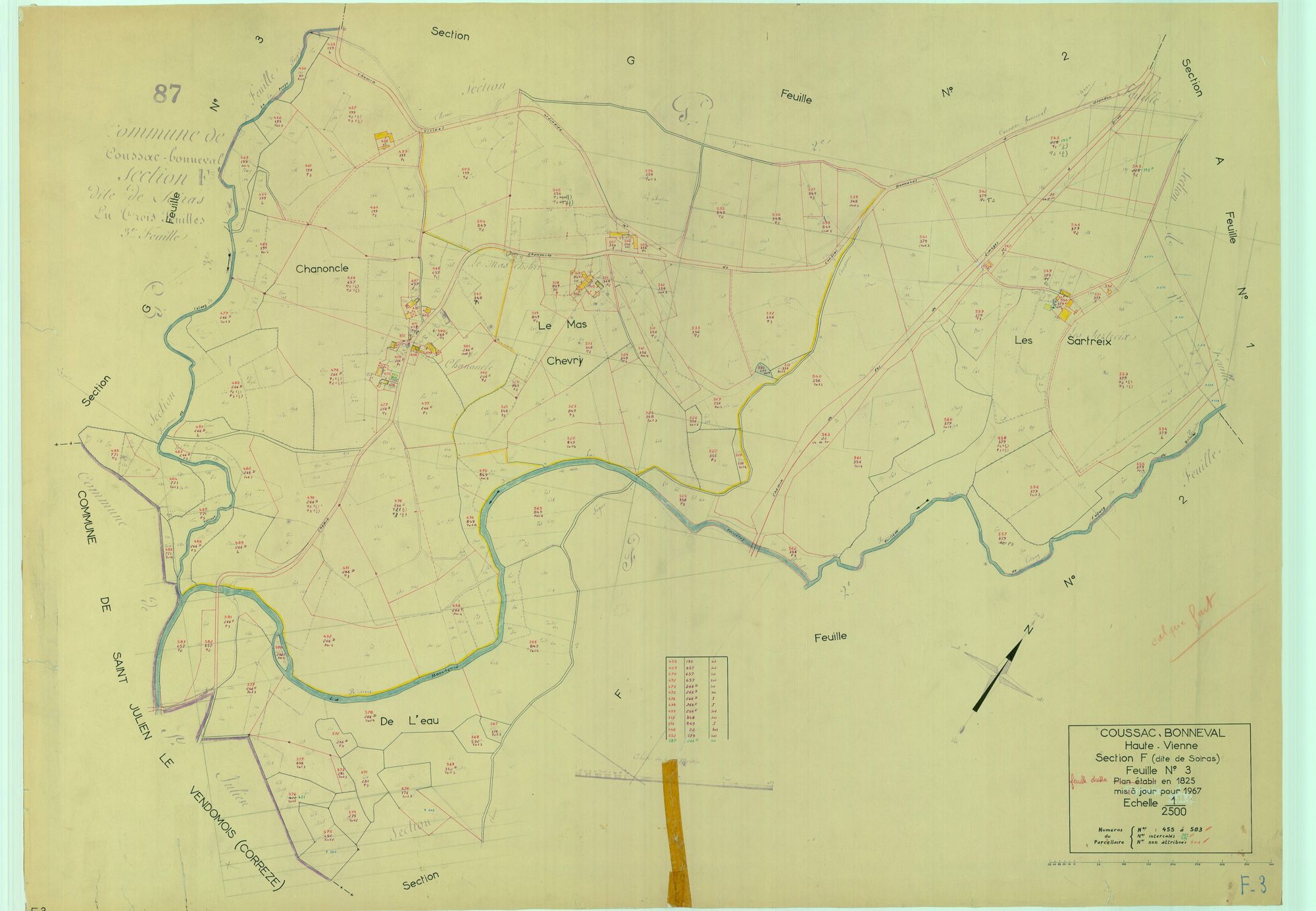 Coussac-Bonneval 1203 W 30 1967