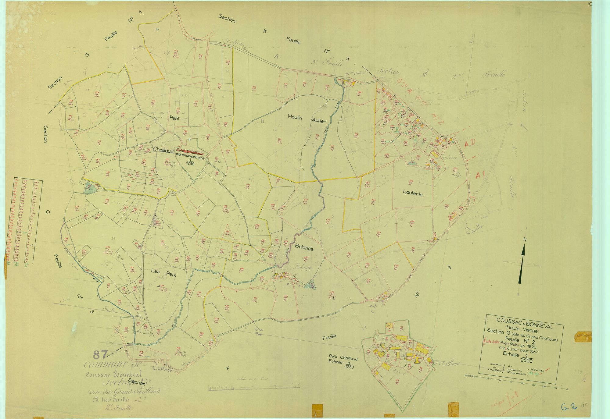 Coussac-Bonneval 1203 W 30 1967