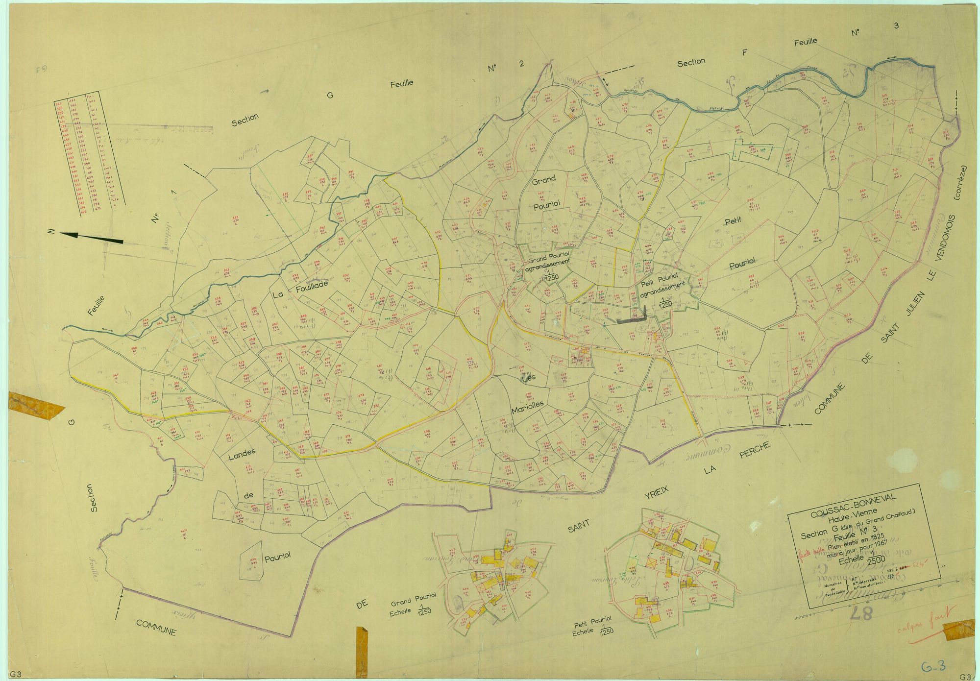 Coussac-Bonneval 1203 W 30 1967