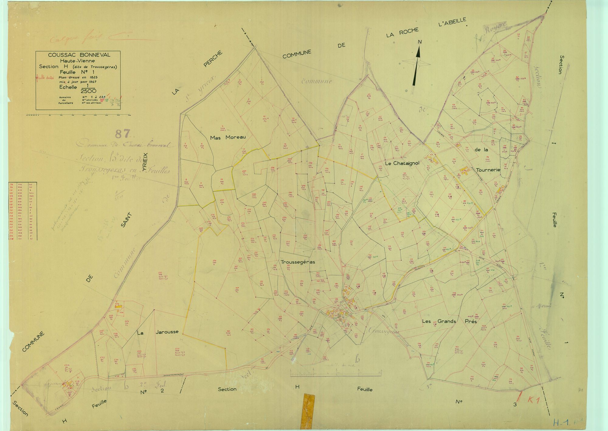Coussac-Bonneval 1203 W 30 1967