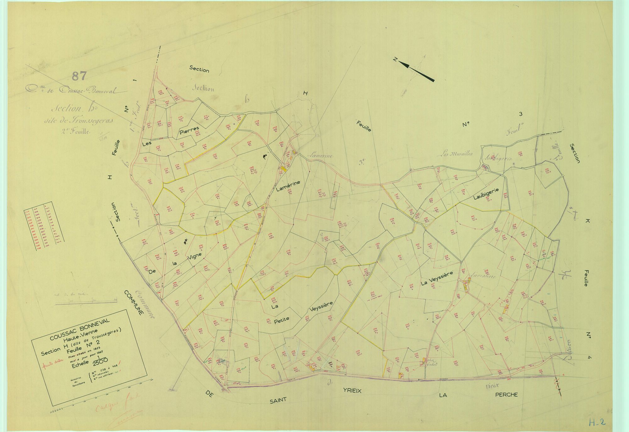 Coussac-Bonneval 1203 W 30 1967