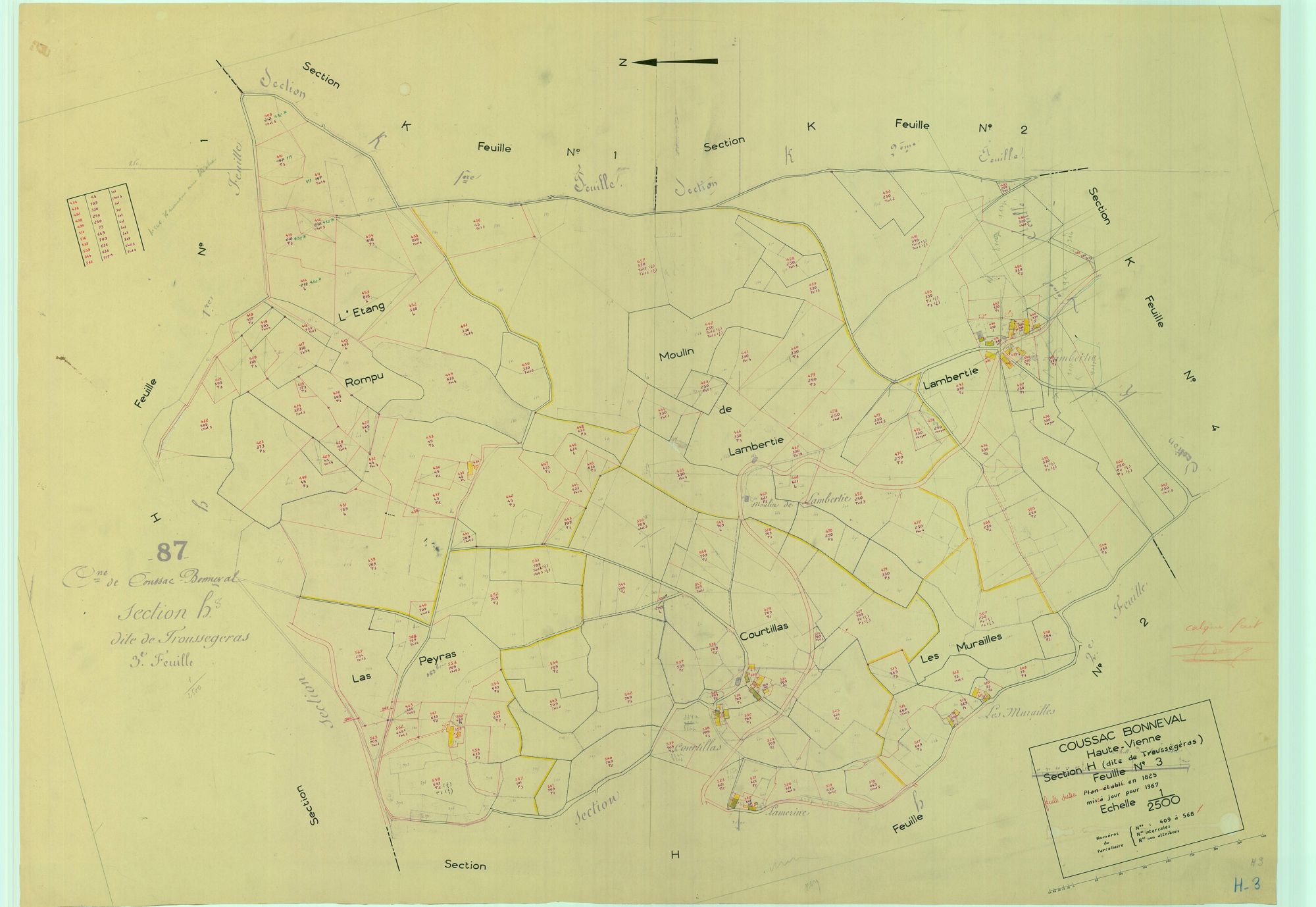 Coussac-Bonneval 1203 W 30 1967