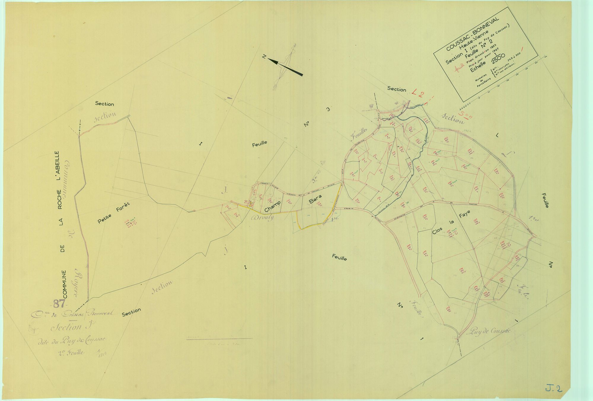 Coussac-Bonneval 1203 W 30 1967