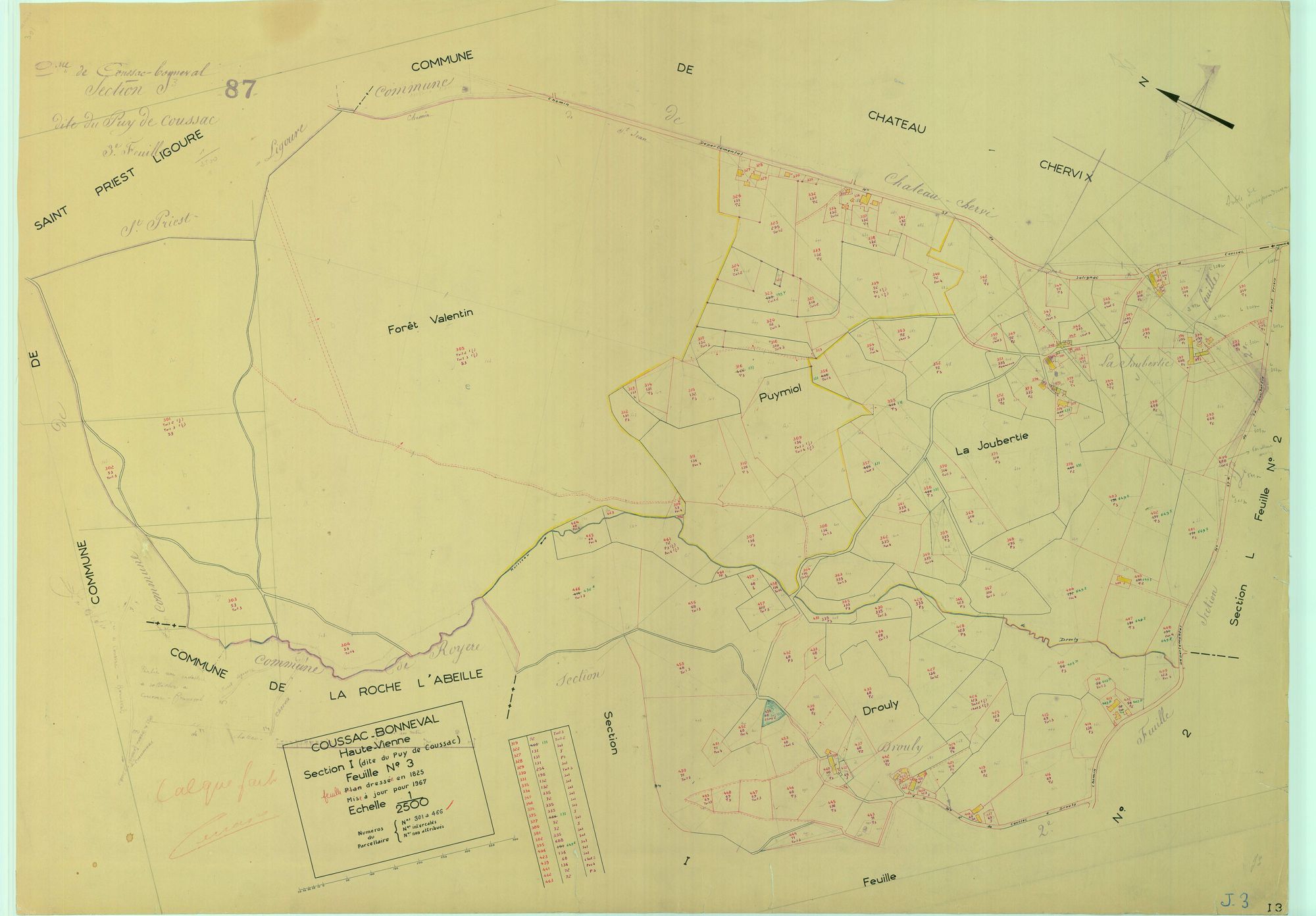 Coussac-Bonneval 1203 W 30 1967