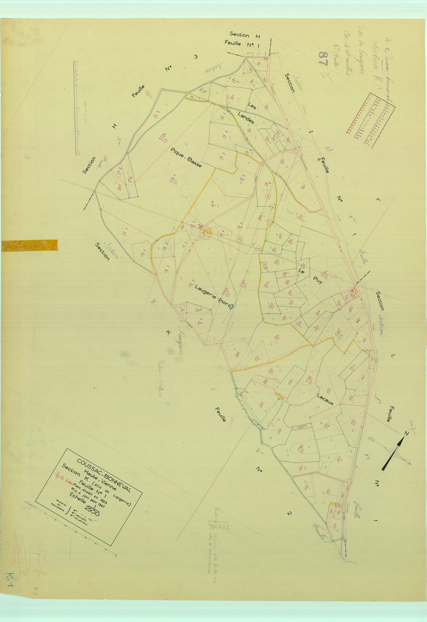 Coussac-Bonneval 1203 W 30 1967