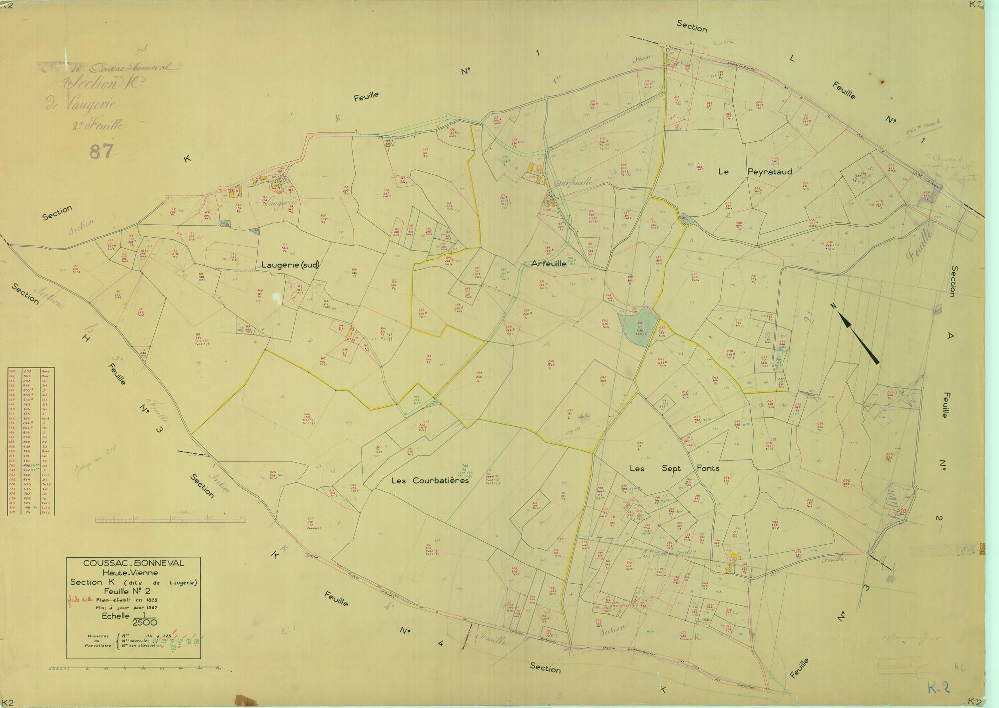 Coussac-Bonneval 1203 W 30 1967