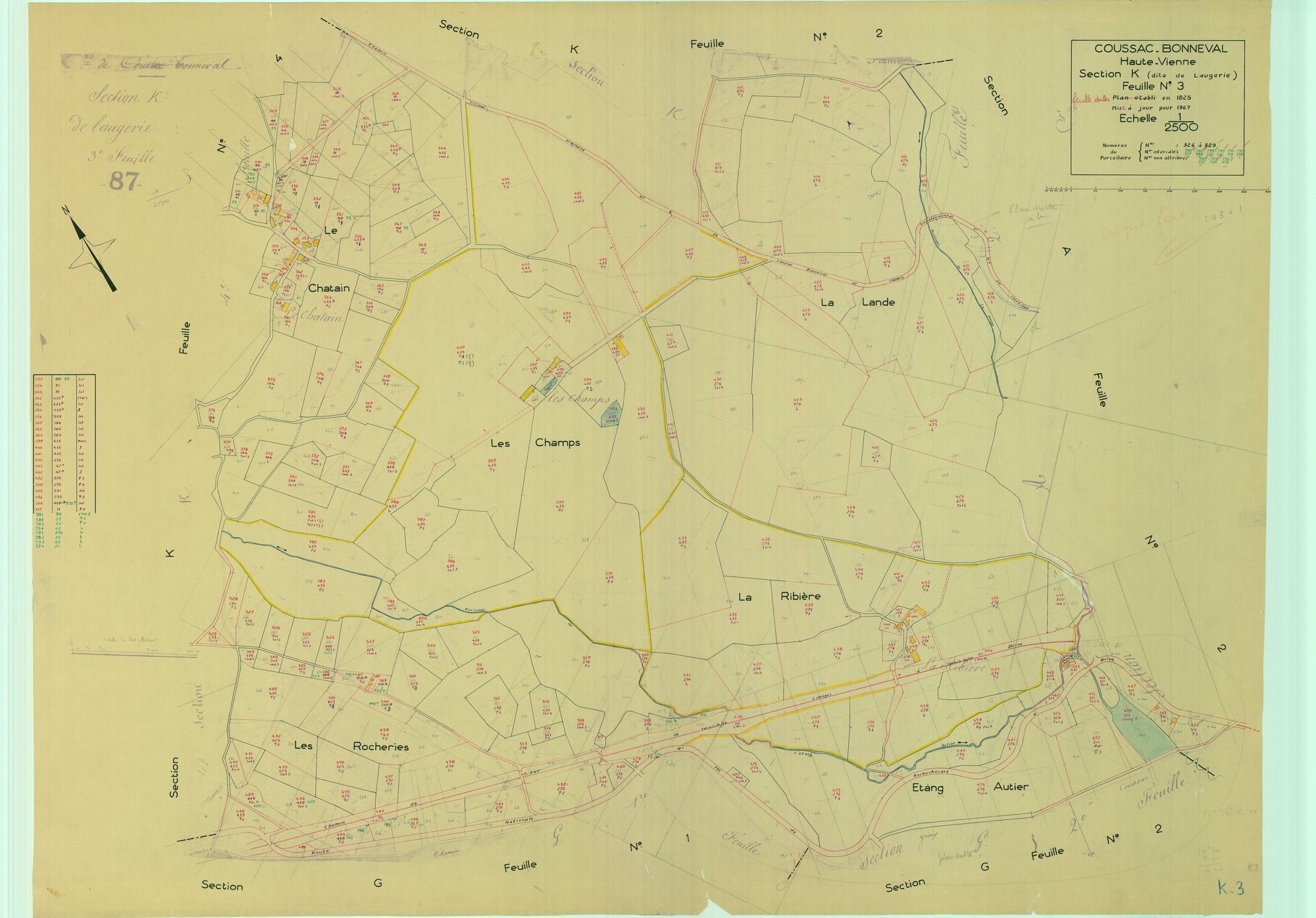 Coussac-Bonneval 1203 W 30 1967