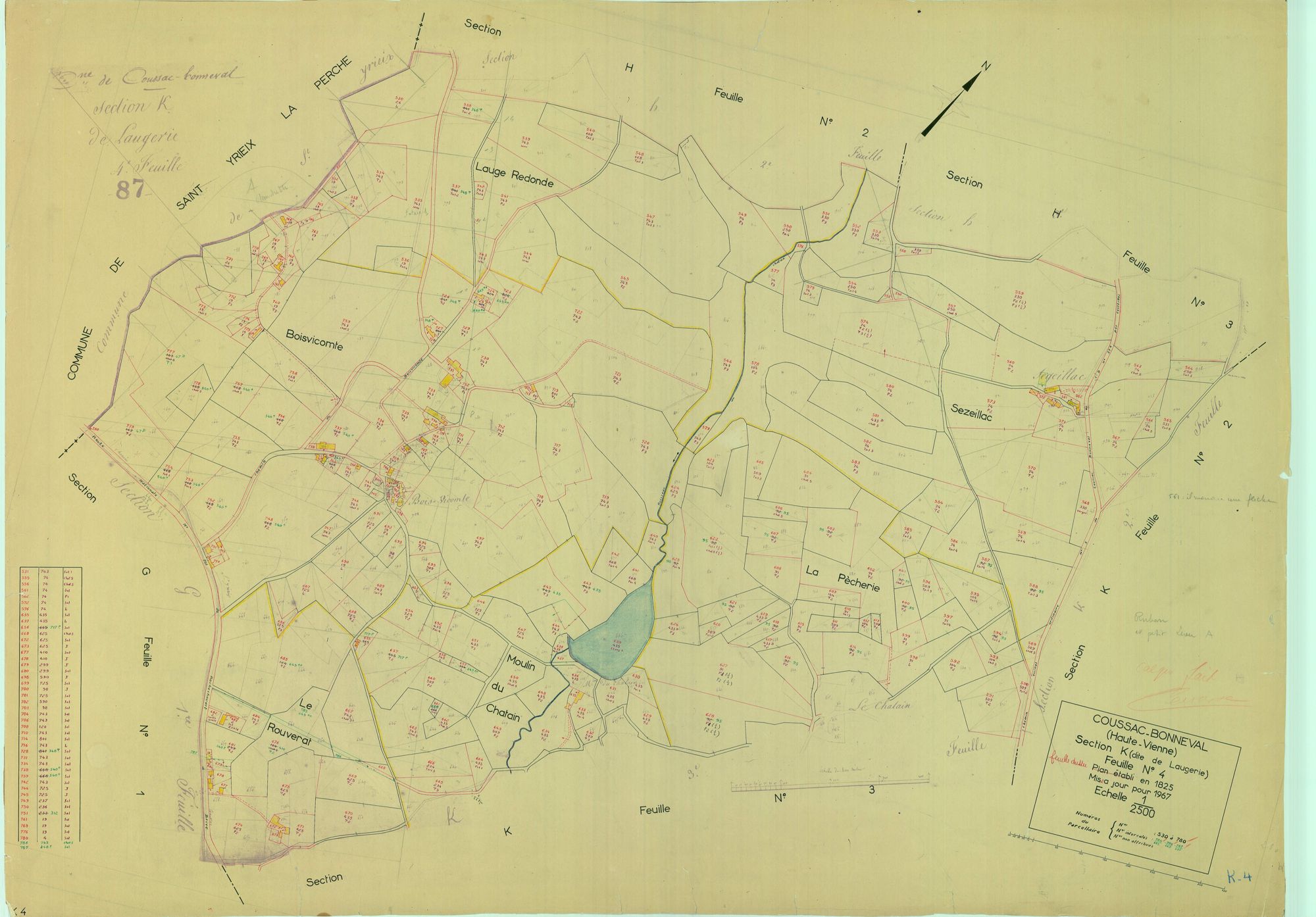 Coussac-Bonneval 1203 W 30 1967