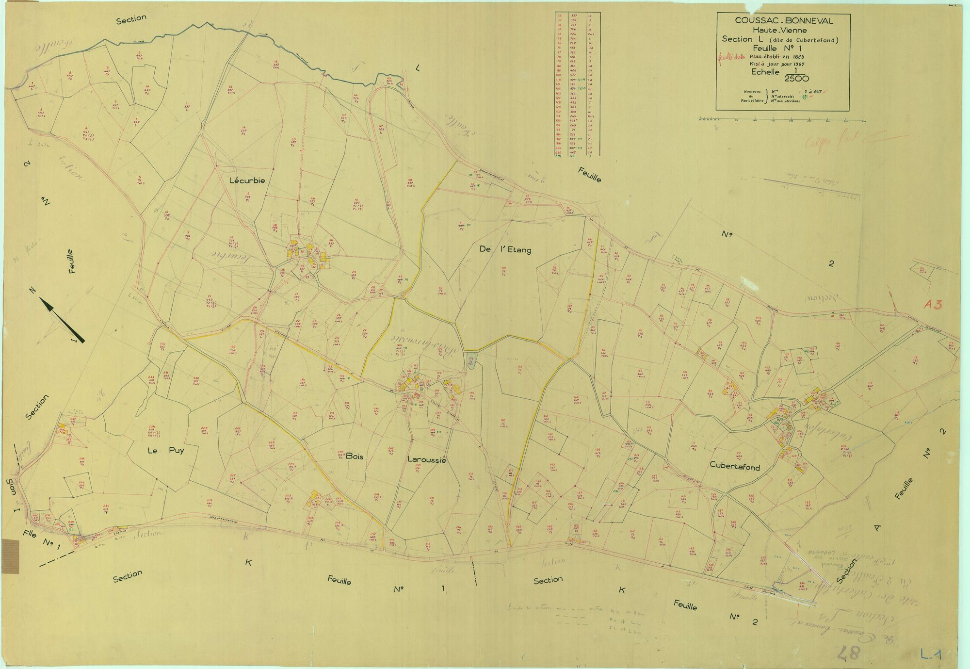 Coussac-Bonneval 1203 W 30 1967