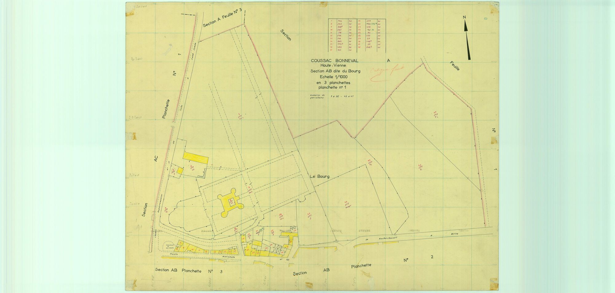 Coussac-Bonneval 1203 W 30 1967
