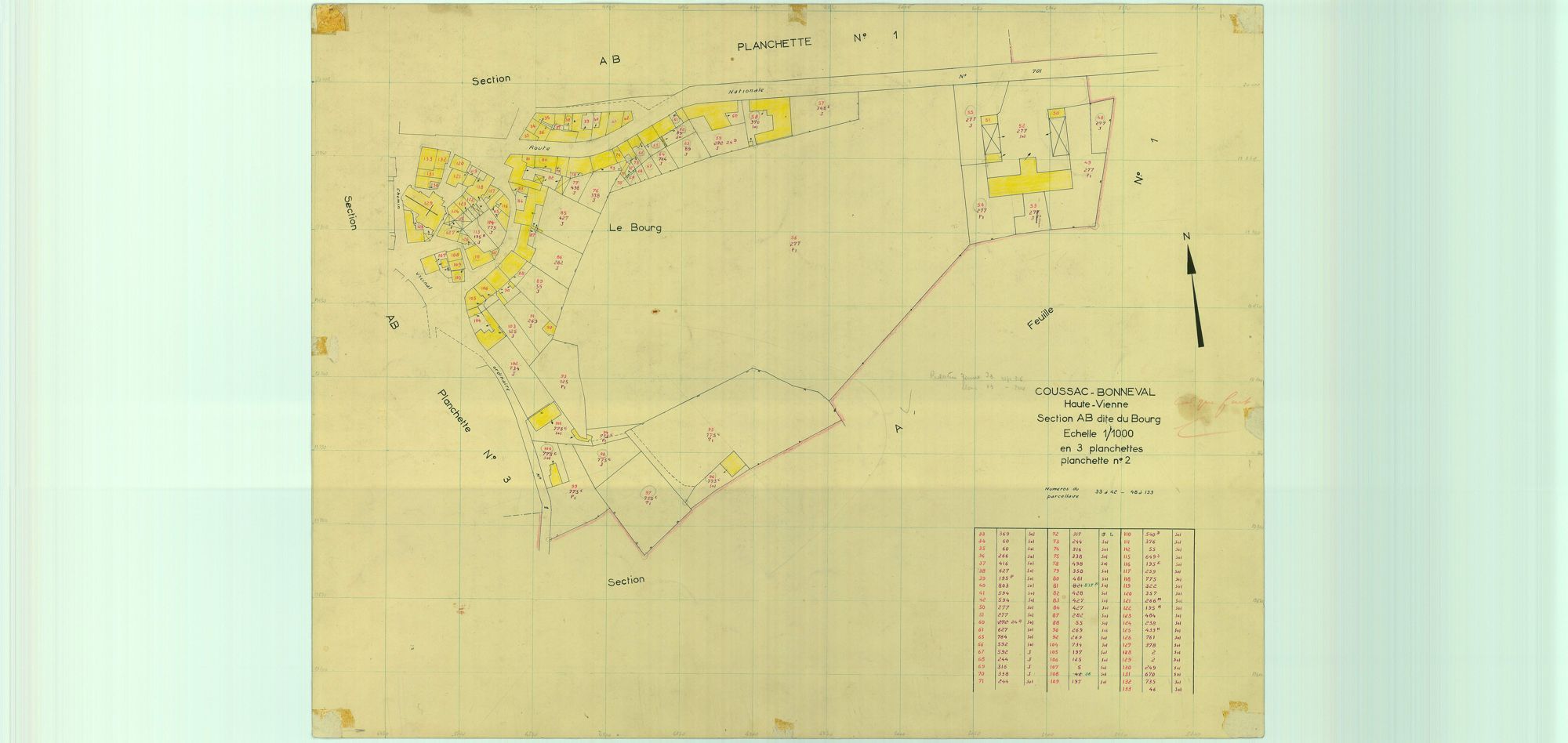 Coussac-Bonneval 1203 W 30 1967