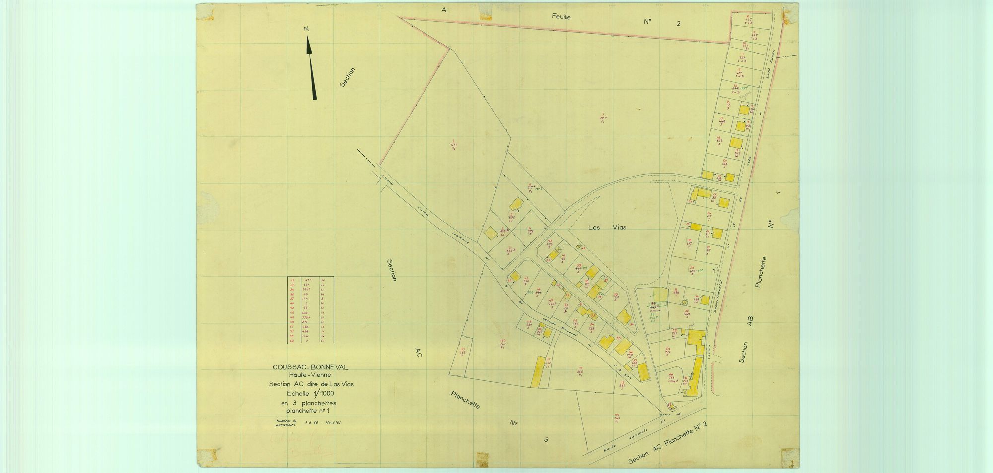 Coussac-Bonneval 1203 W 30 1967