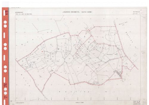 Coussac-Bonneval DDFIP 87 1982